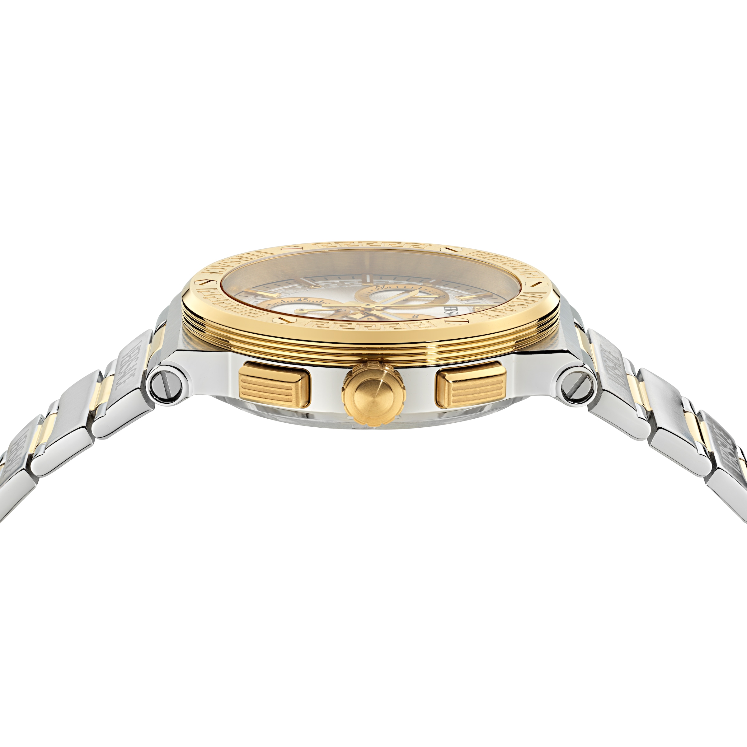 Versace Chronograph »GRECA LOGO CHRONO RESTYLE« Quarzuhr, Armbanduhr, Damenuhr, Herrenuhr, Swiss Made