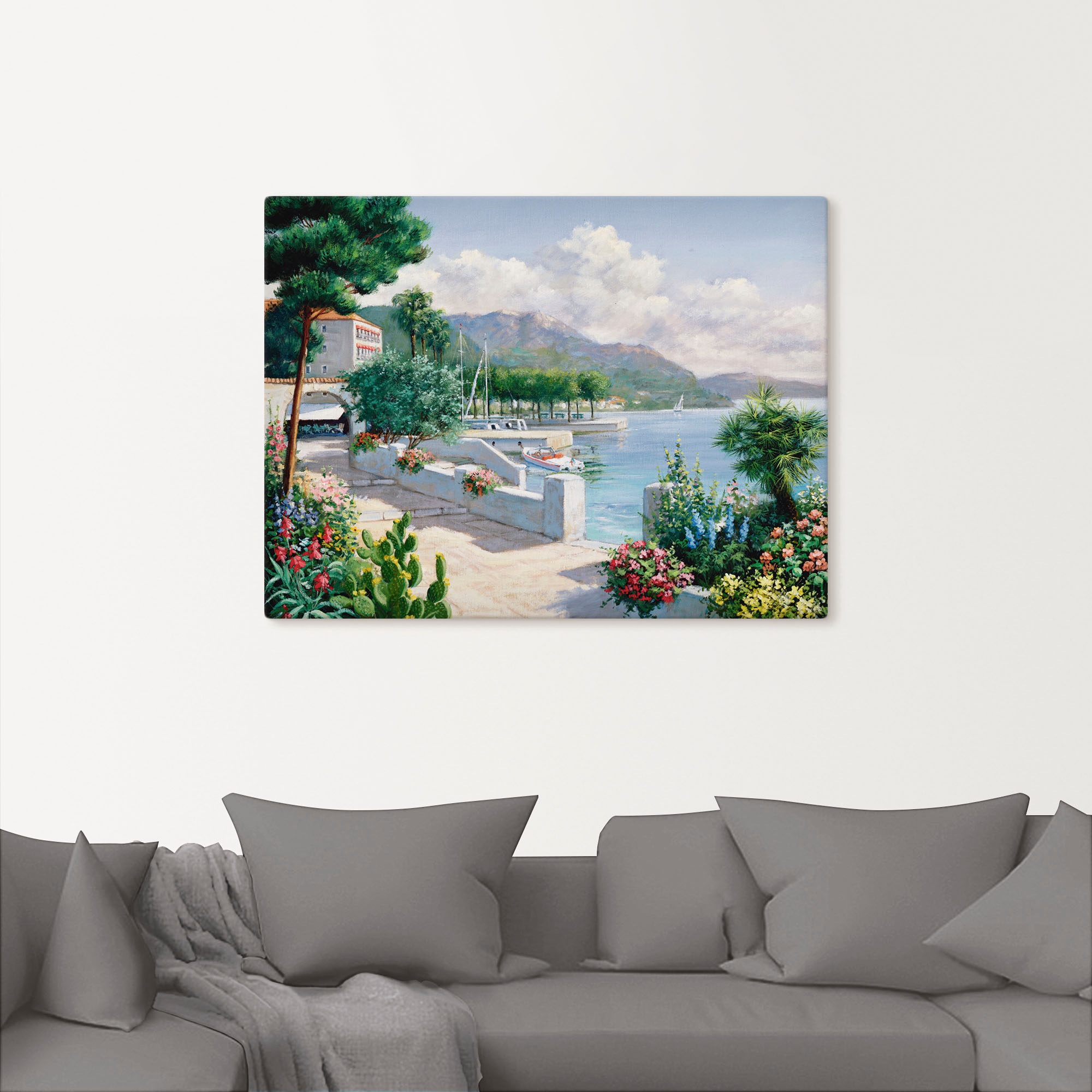 Artland Wandbild »Costa del Pietro II«, Gewässer, (1 St.), als Leinwandbild, Wandaufkleber in verschied. Größen