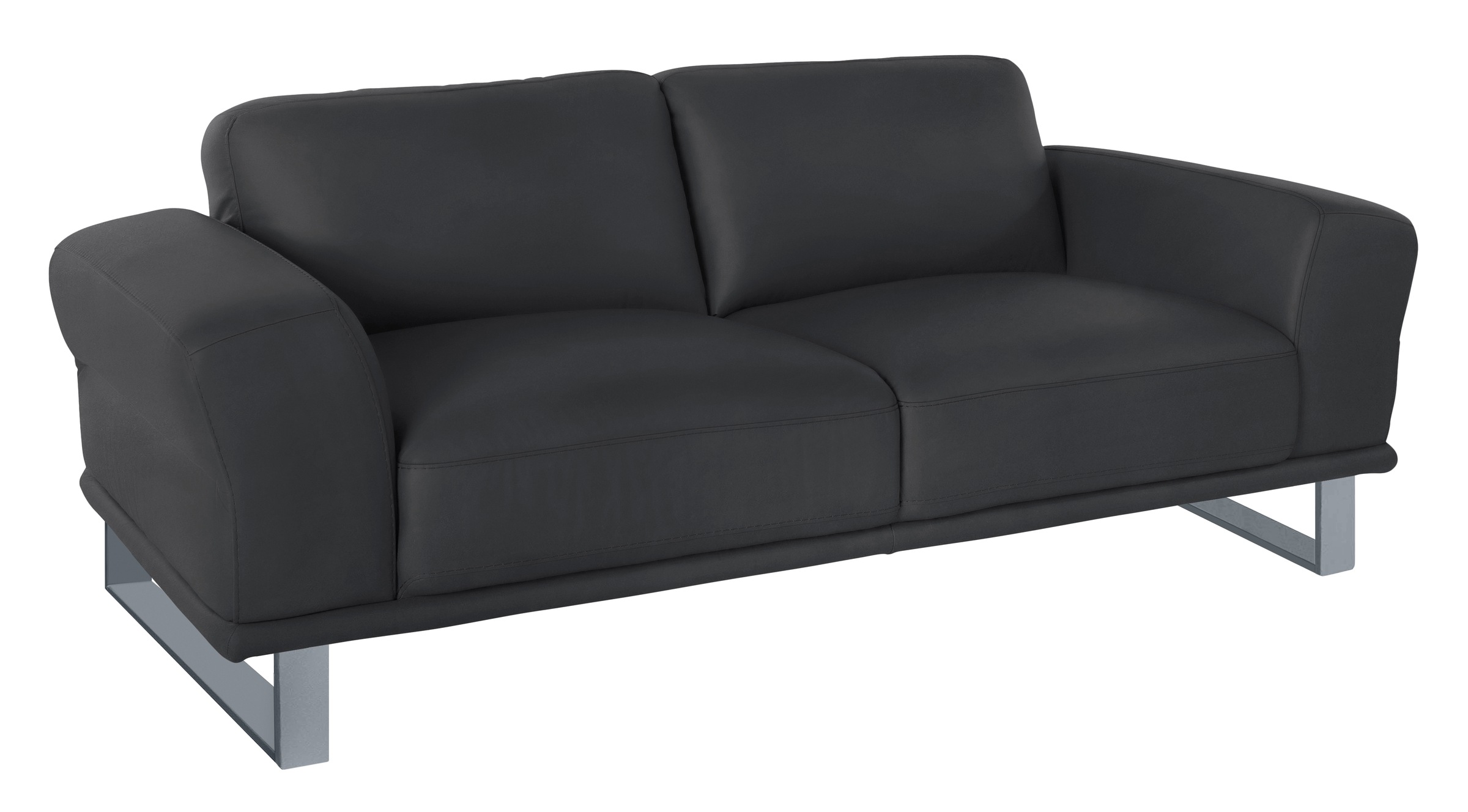 W.SCHILLIG 2,5-Sitzer »montanaa«, mit Metallkufen in Silber matt, Breite 212 cm