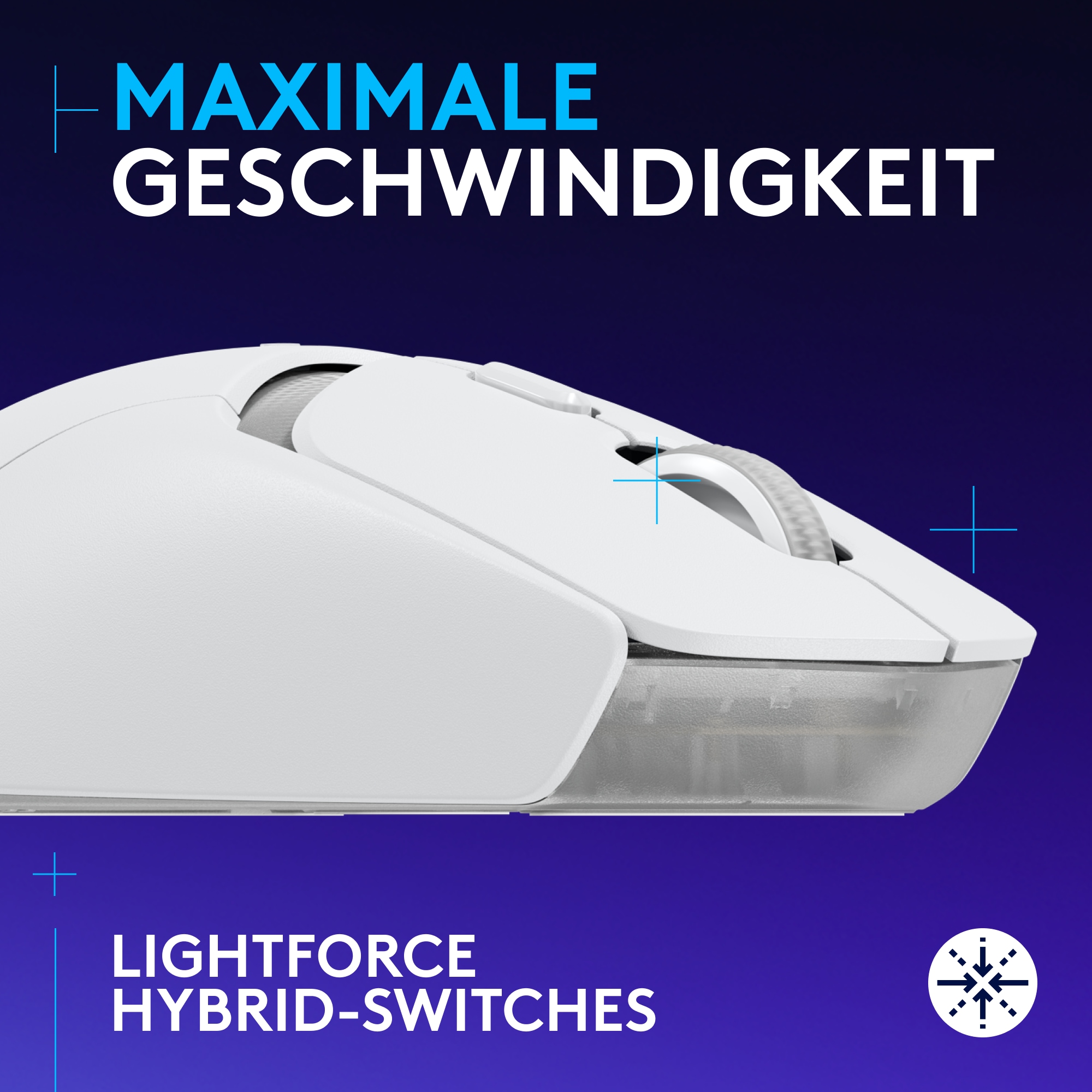 Logitech Gaming-Maus »G309 LIGHTSPEED - WHITE -EER2«, Bluetooth