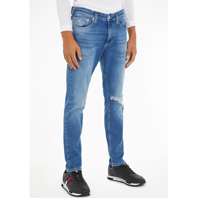Tommy Jeans Slim-fit-Jeans »SCANTON Y SLIM«, mit Tommy Jeans Knopf & Nieten  kaufen