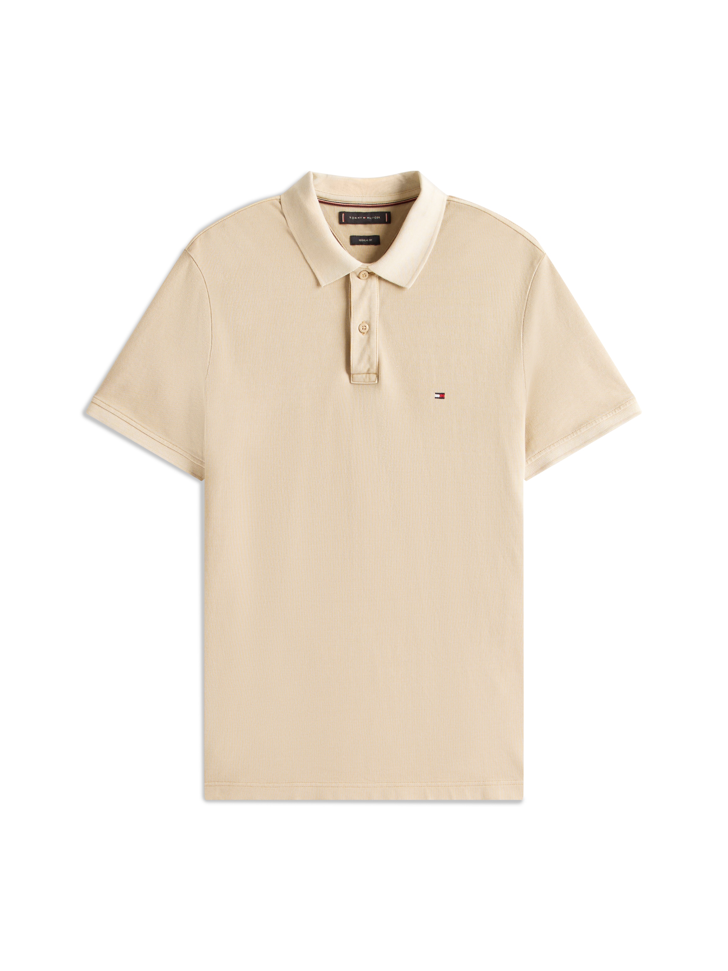 Tommy Hilfiger Poloshirt »GARMENT DYE REG POLO« leicht gewaschene Optik
