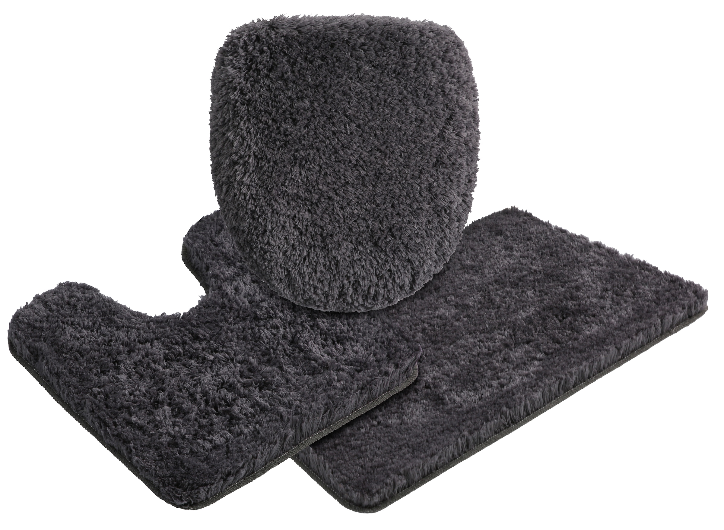 Guido Maria Kretschmer Home&Living Badematte »Micro exclusiv, Badvorleger, Badezimmer Teppich«, rutschhemmend beschichtet, strapazierfähig-schnell trocknend-fußbodenheizungsgeeignet, Badteppich, Badematten auch als 3 teiliges Set & rund erhältlich
