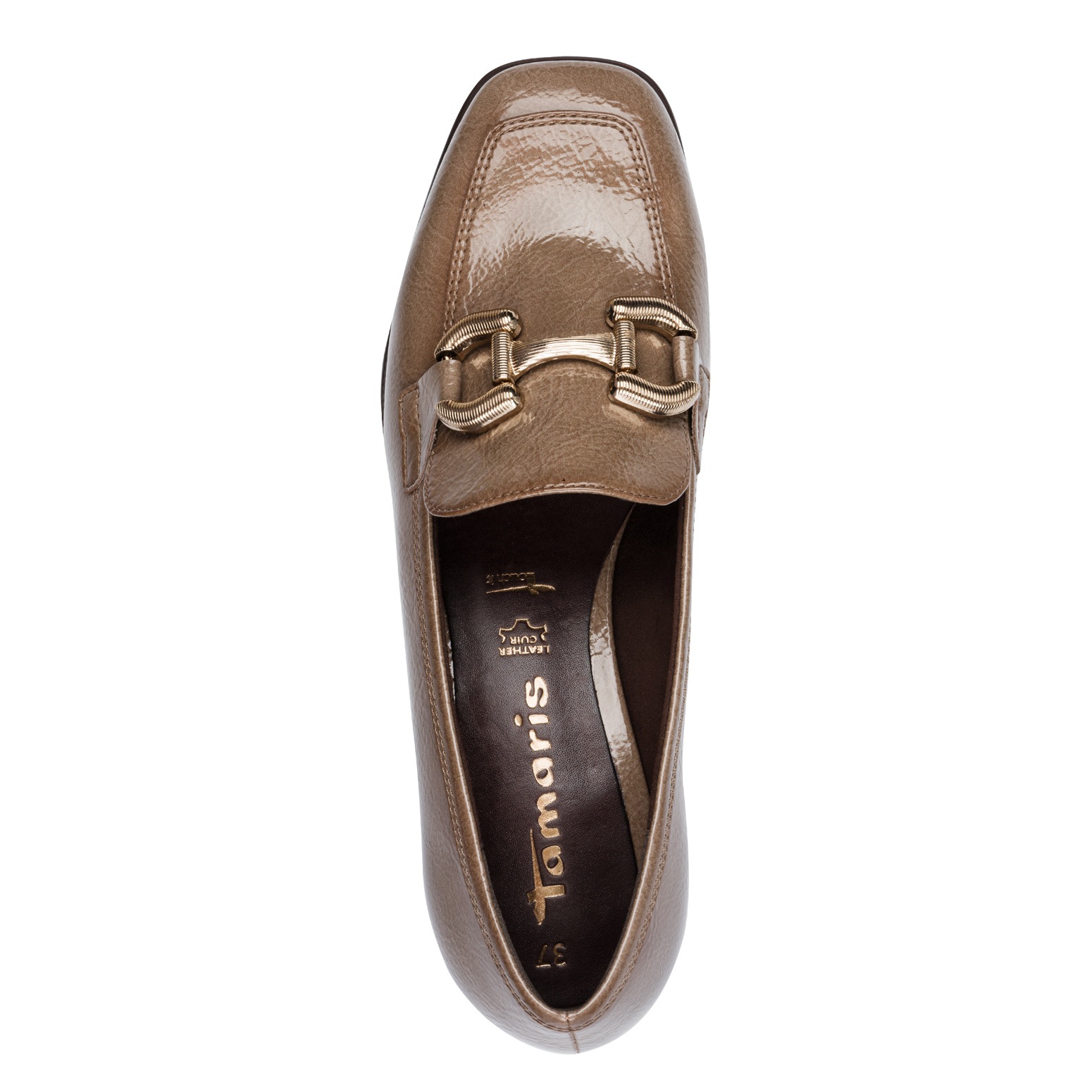 Tamaris Slipper, Blockabsatz, Pumps, Businessschuh mit modischer Zierspange