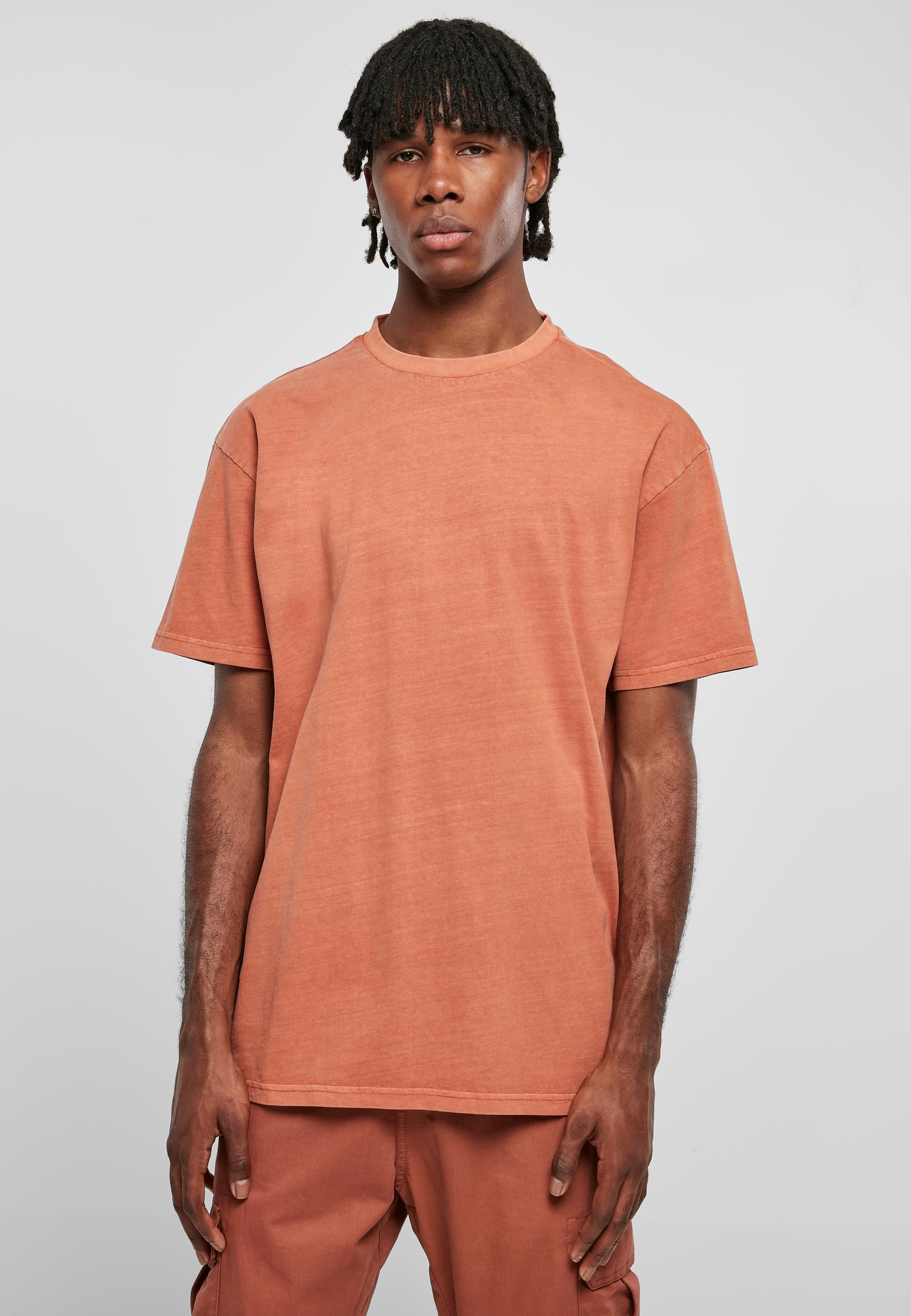URBAN CLASSICS Kurzarmshirt »Urban Classics Herren Heavy Oversized Garment Dye Tee« 1 Stk.