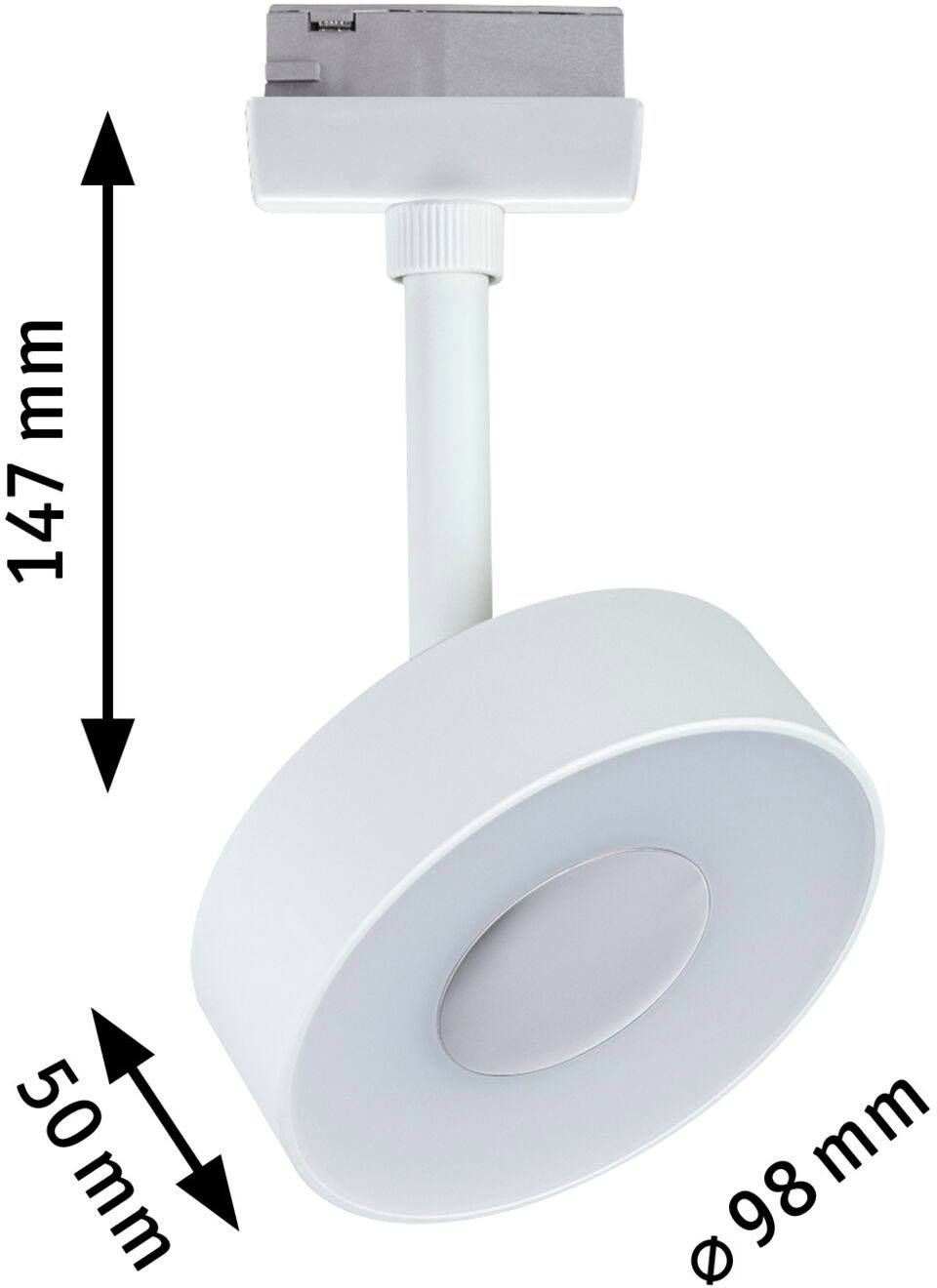 Paulmann Schienensystem-Leuchten »URail Spot Circle 1x5W 4000K 230V«, 3-Step-Dimmbar