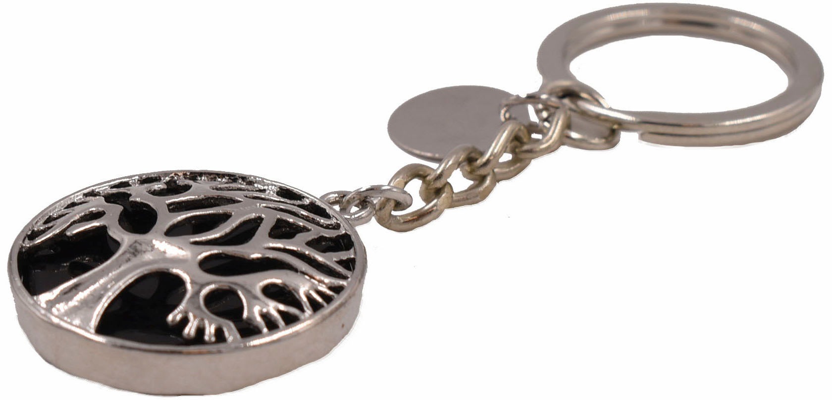 Firetti Schlüsselanhänger »Schmuck Geschenk Lebensbaum«, mit Rosenquarz, Türkis, Aventurin, Howlith oder Onyx