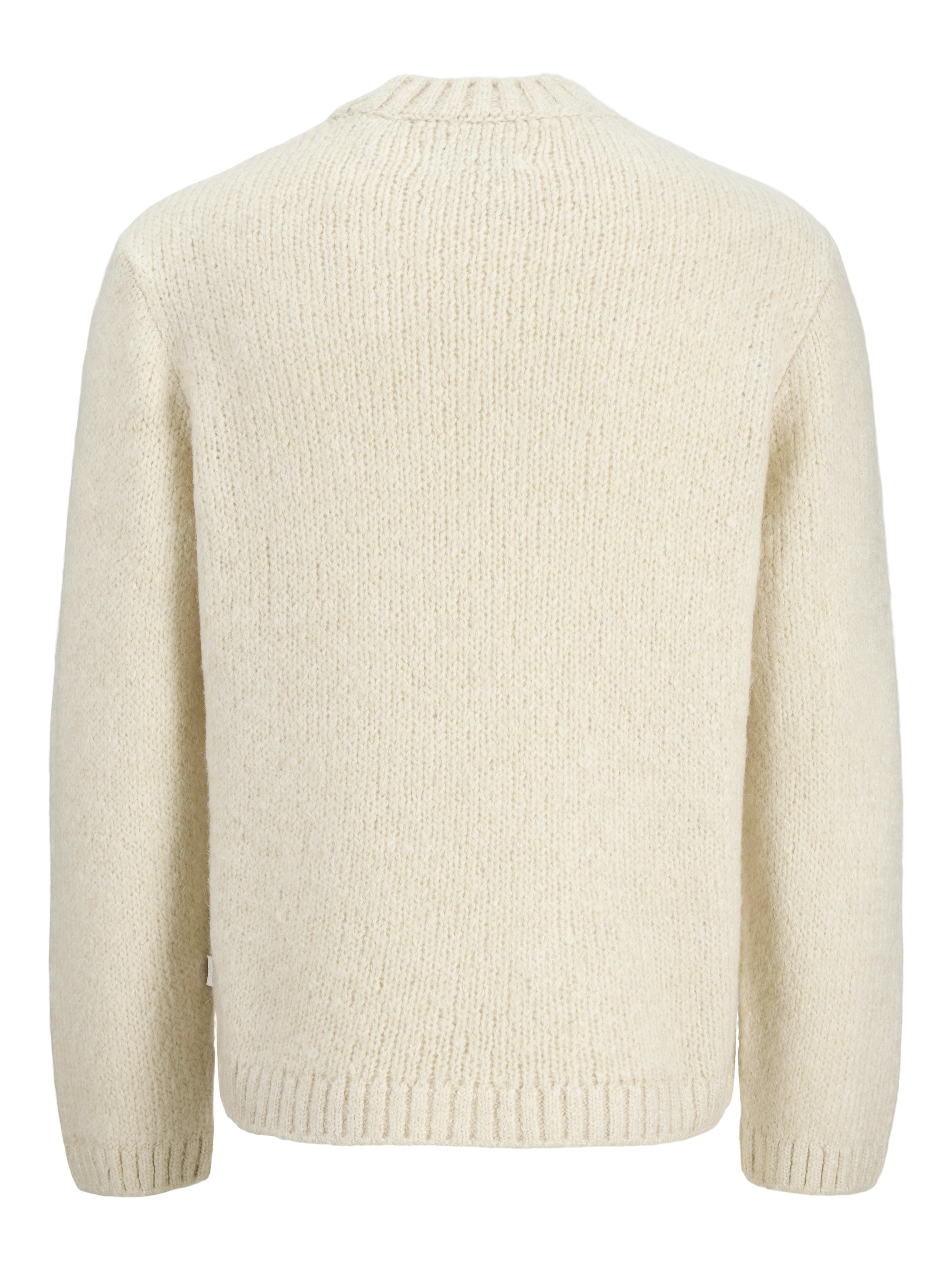 Jack & Jones Rundhalspullover »JORSALAMANCO KNIT CREW NECK« Materialmix, regular fit