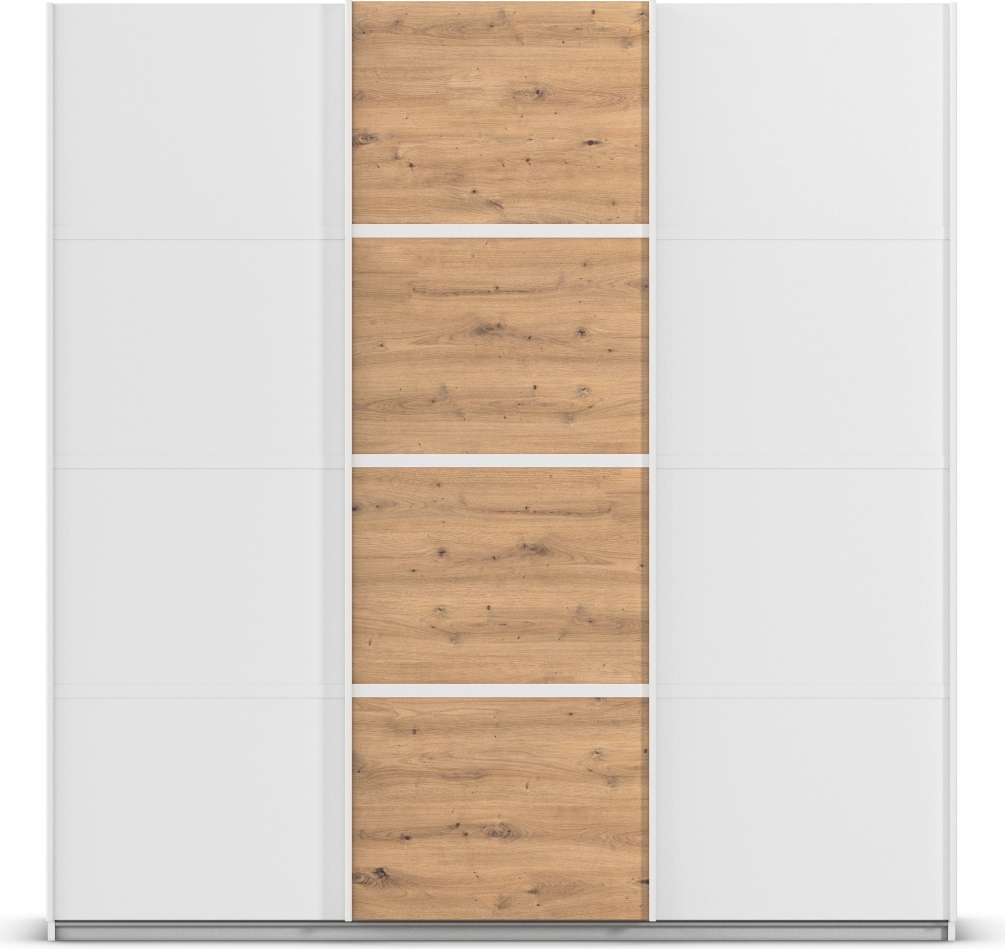 rauch Kleiderschrank »Schwebetürenschrank OTTO´s Choice Garderobe Schrank TOP ANGEBOT Avola«, (in 3 verschiedenen Ausstattungen BASIC/CLASSIC/PREMIUM), mit eleganten Zierleisten in Chrom, Schwarz oder Weiß MADE IN GERMANY