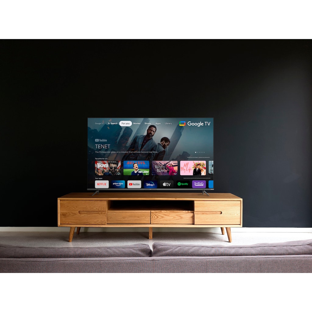 TCL QLED-Fernseher »65C631X1«, 164 cm/65 Zoll, 4K Ultra HD, Smart-TV-Google TV