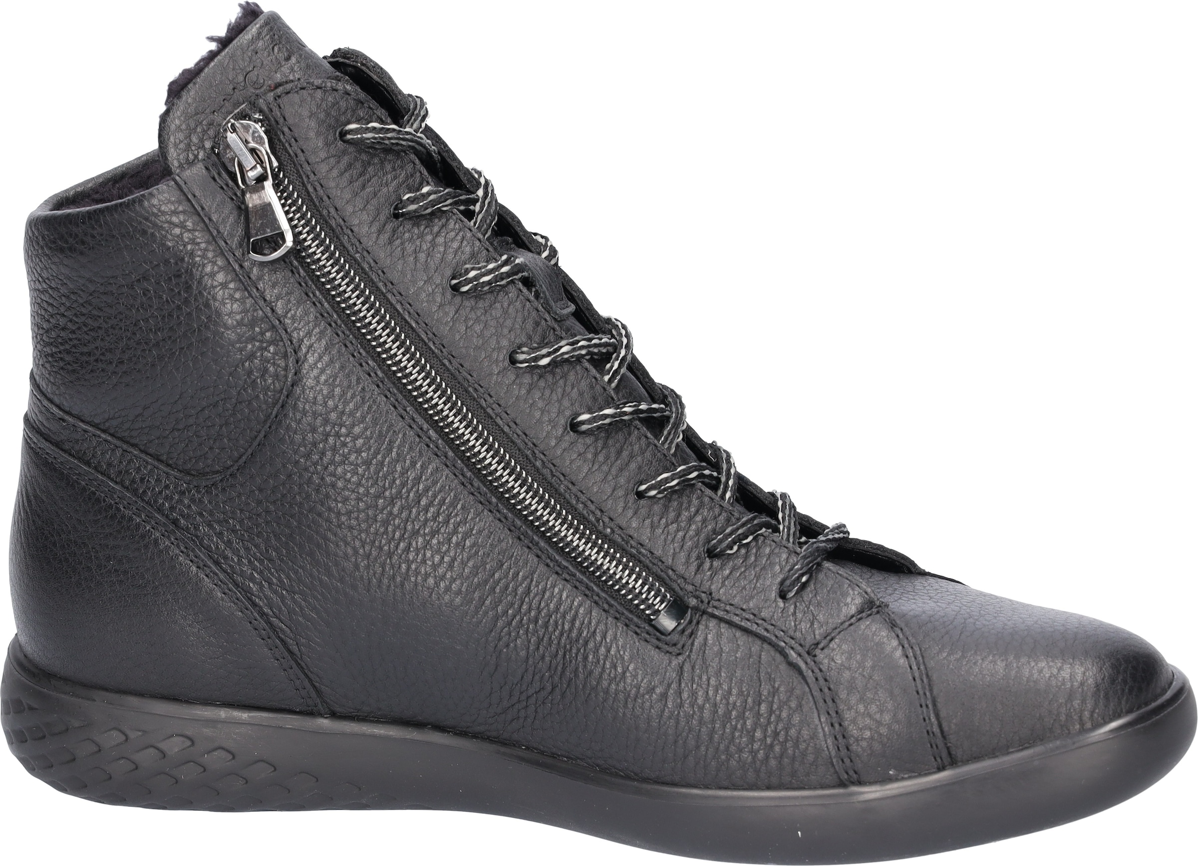 Waldläufer Sneakerboots »H-CLOE«, Schnürboots, Bequemschuh, Reißverschlüsse, in Komfortweite H