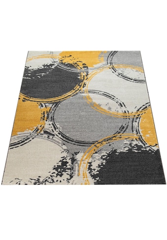 Paco Home Teppich »Pattern 129«, rechteckig, Kurzflor, modernes Design mit Kreisen kaufen