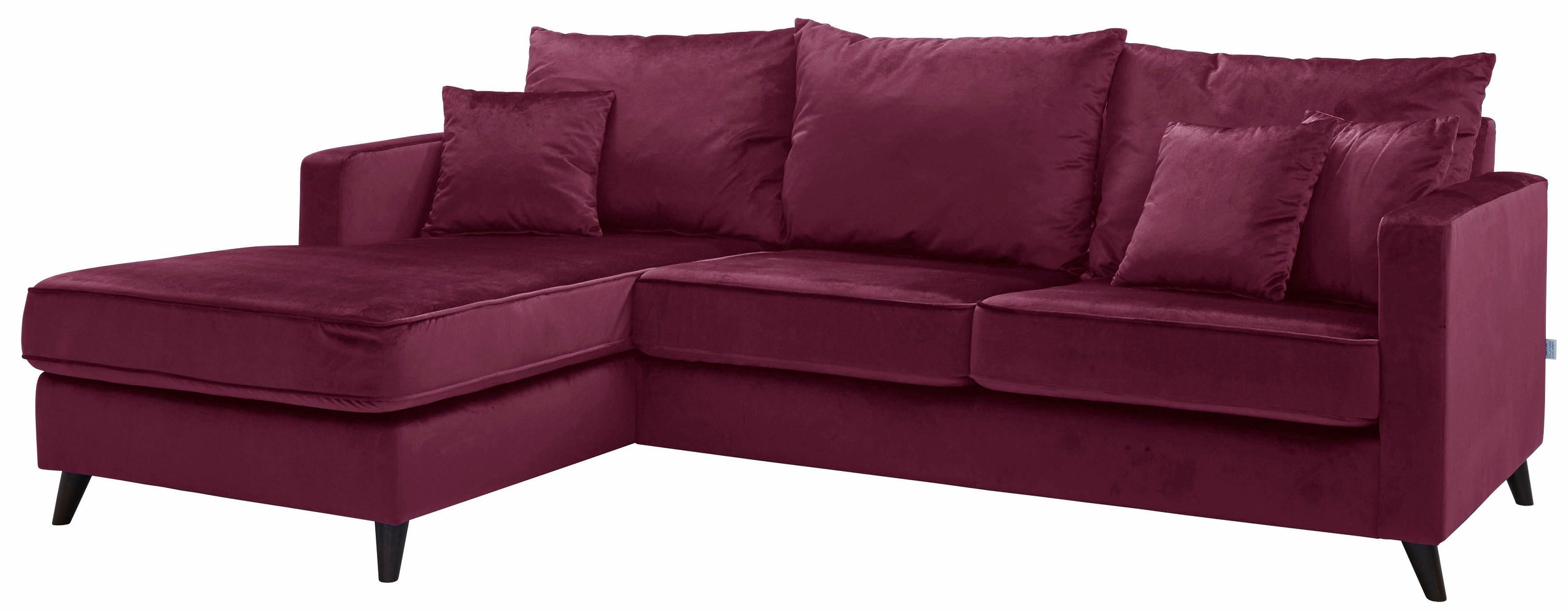 Guido Maria Kretschmer Home&Living Ecksofa »Renesse L-Form«, lose Kissen, Keder an Sitzkissen