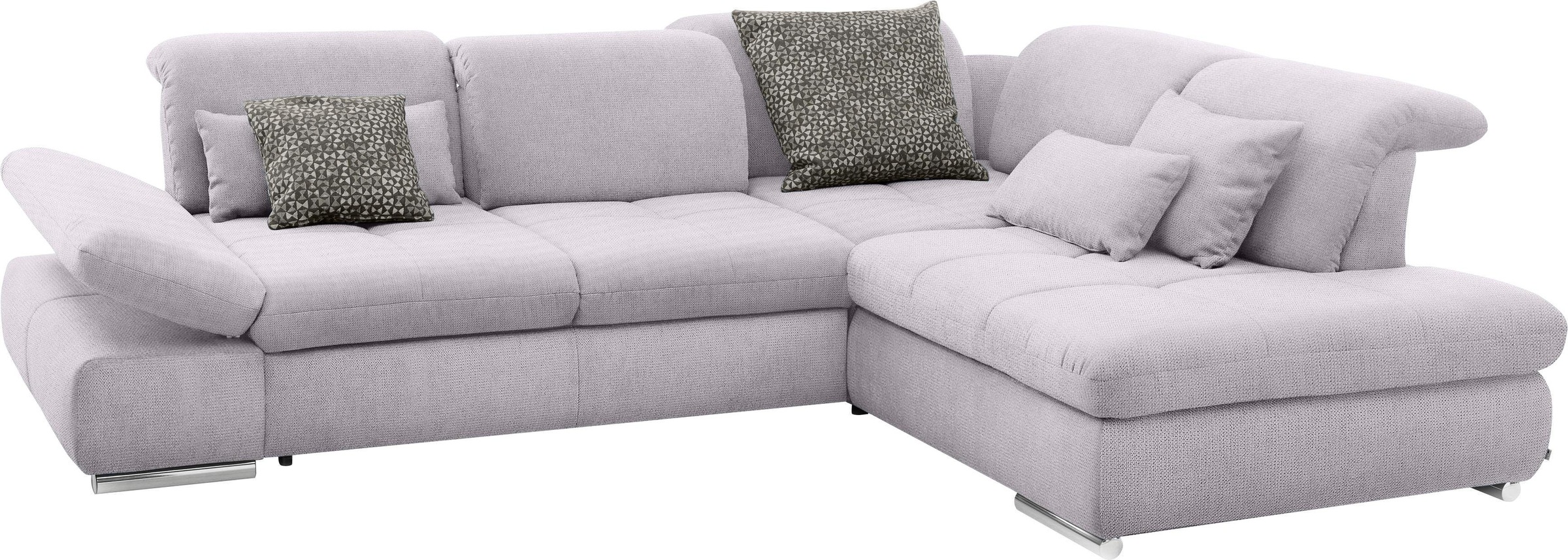 set one by Musterring Ecksofa »SO 4100 mit komfortablen Federkern und Kopft günstig online kaufen