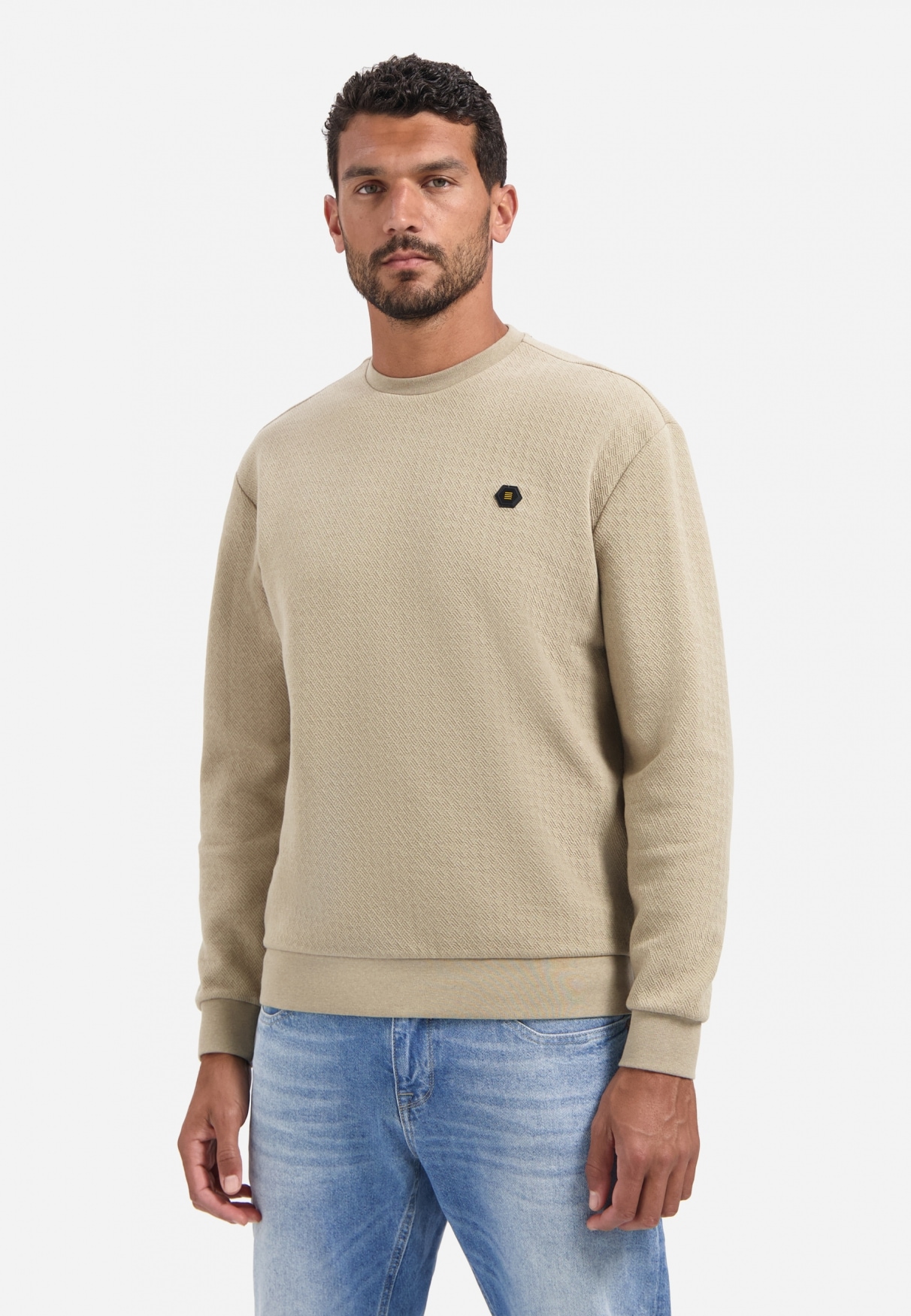 NO EXCESS Sweater »No Excess Strukturierter Pullover«
