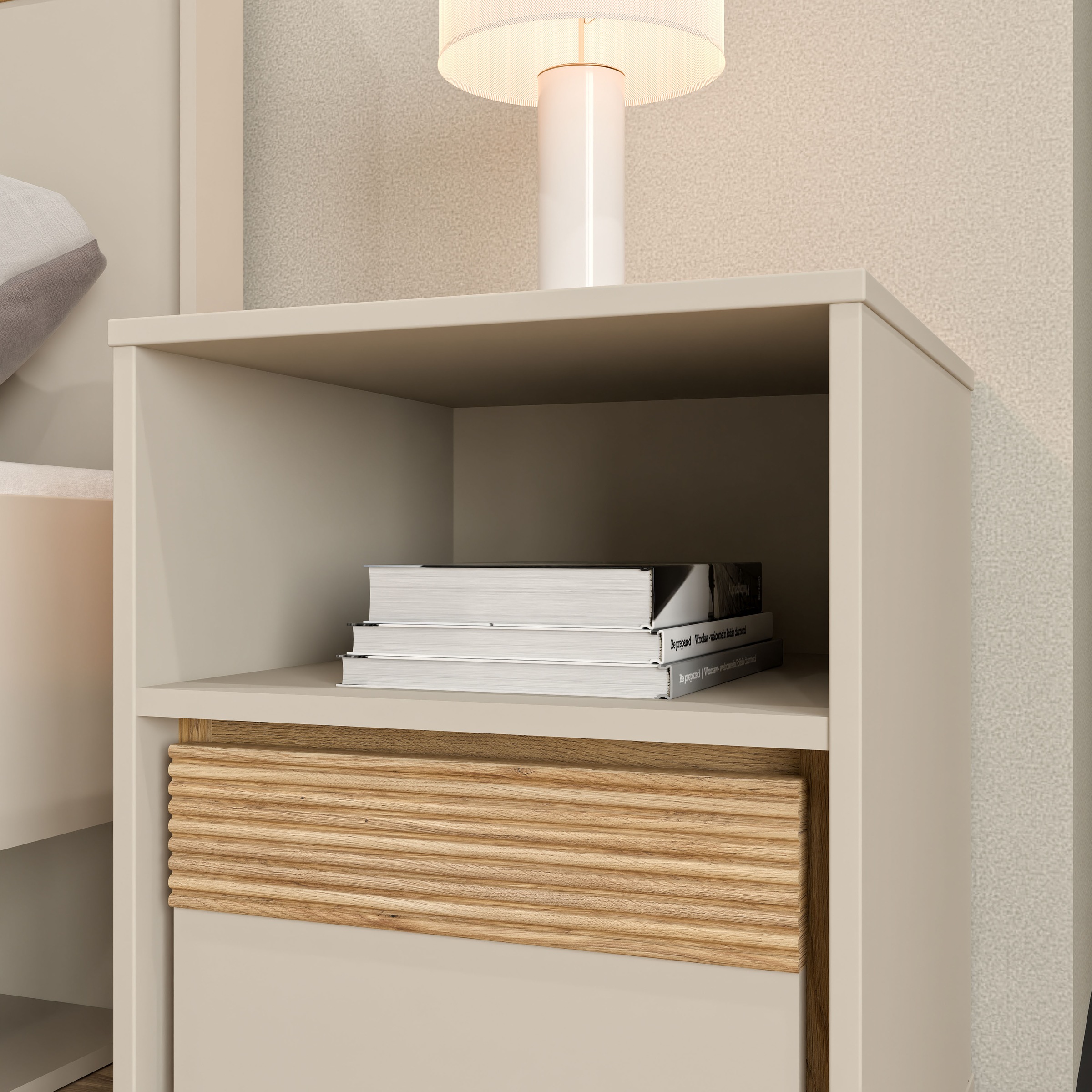 FORTE Nachtkommode B/H/T 41,3/52,1/42 cm