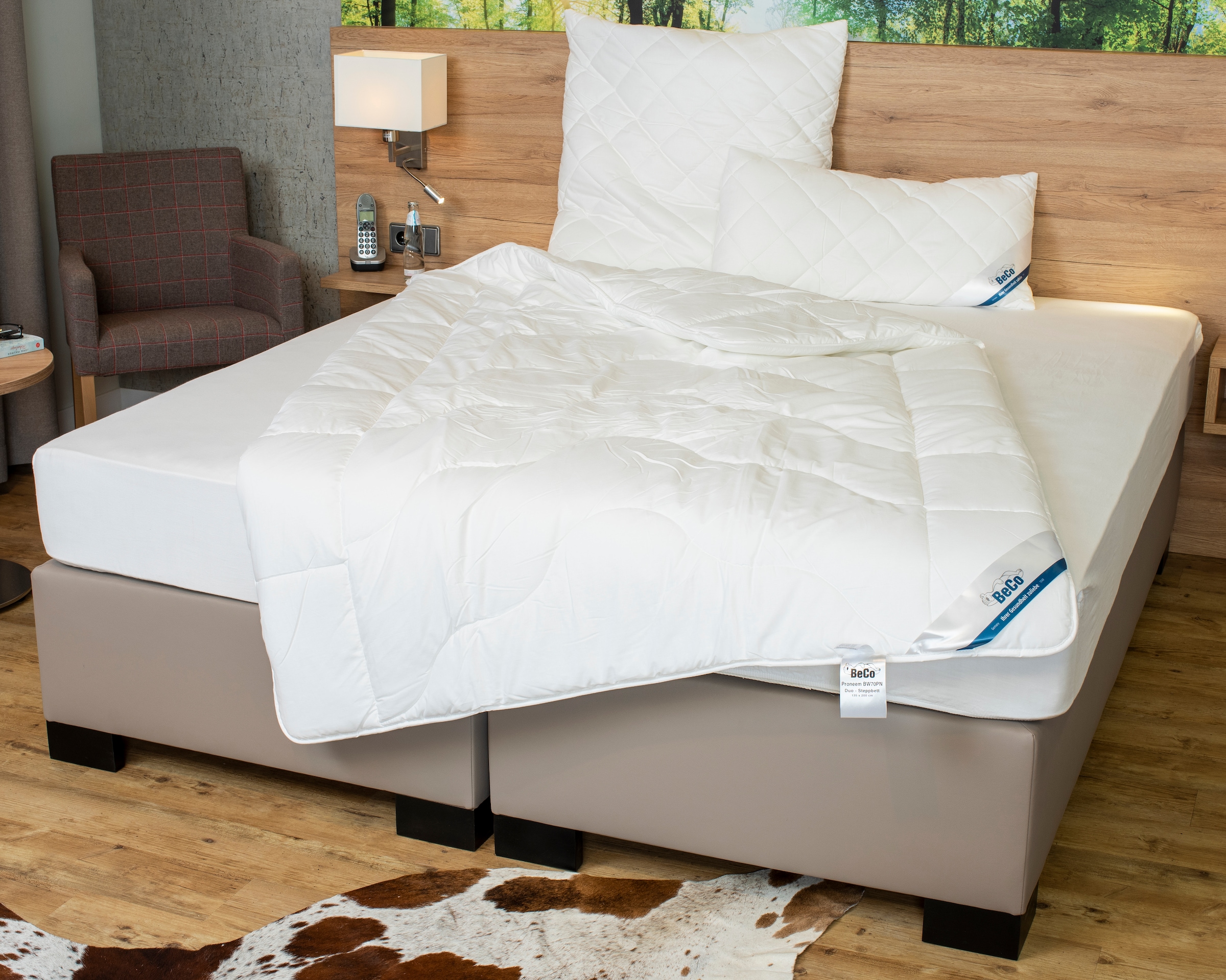 Beco Microfaserbettdecke »BeCo Medibett MF50 Made in Green 135x200 cm und w günstig online kaufen