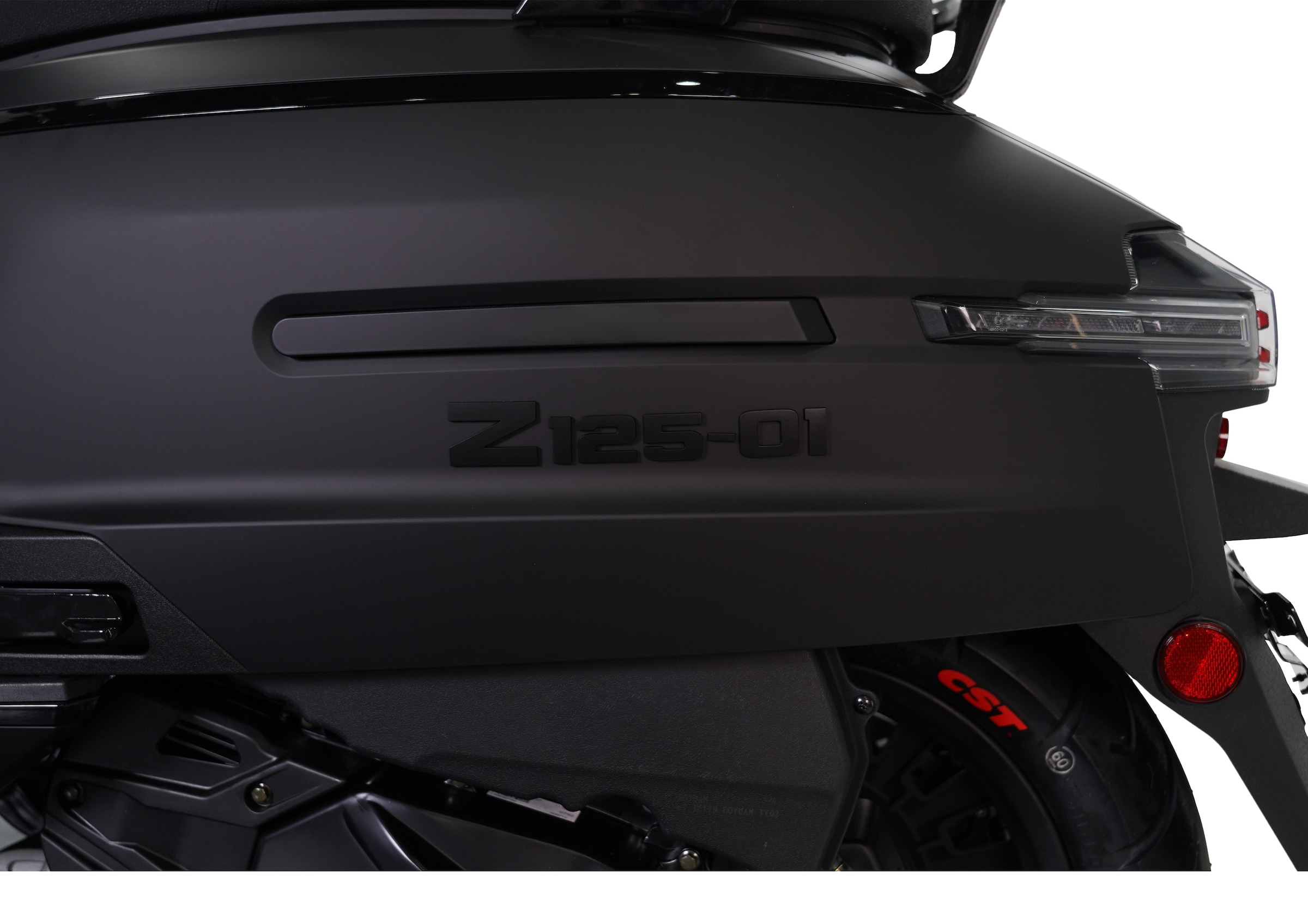Zündapp Motorroller »Z125-01 125 ccm schwarz« 125 cm³ 95 km/h Euro 5+ 9,4