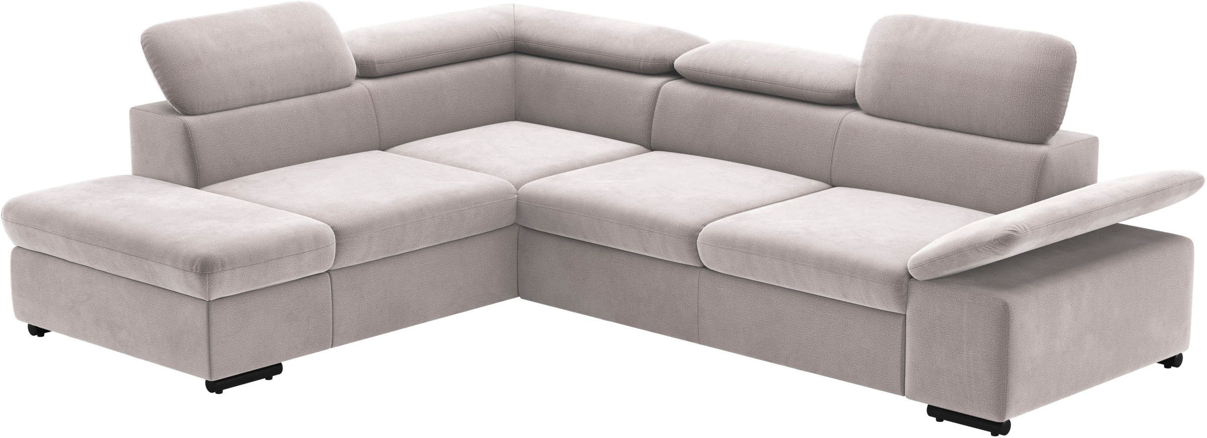 sit&more Ecksofa »Alcudia L-Form«, mit Armteilverstellung, optional Kopfteilverstellung und Bettfunktion
