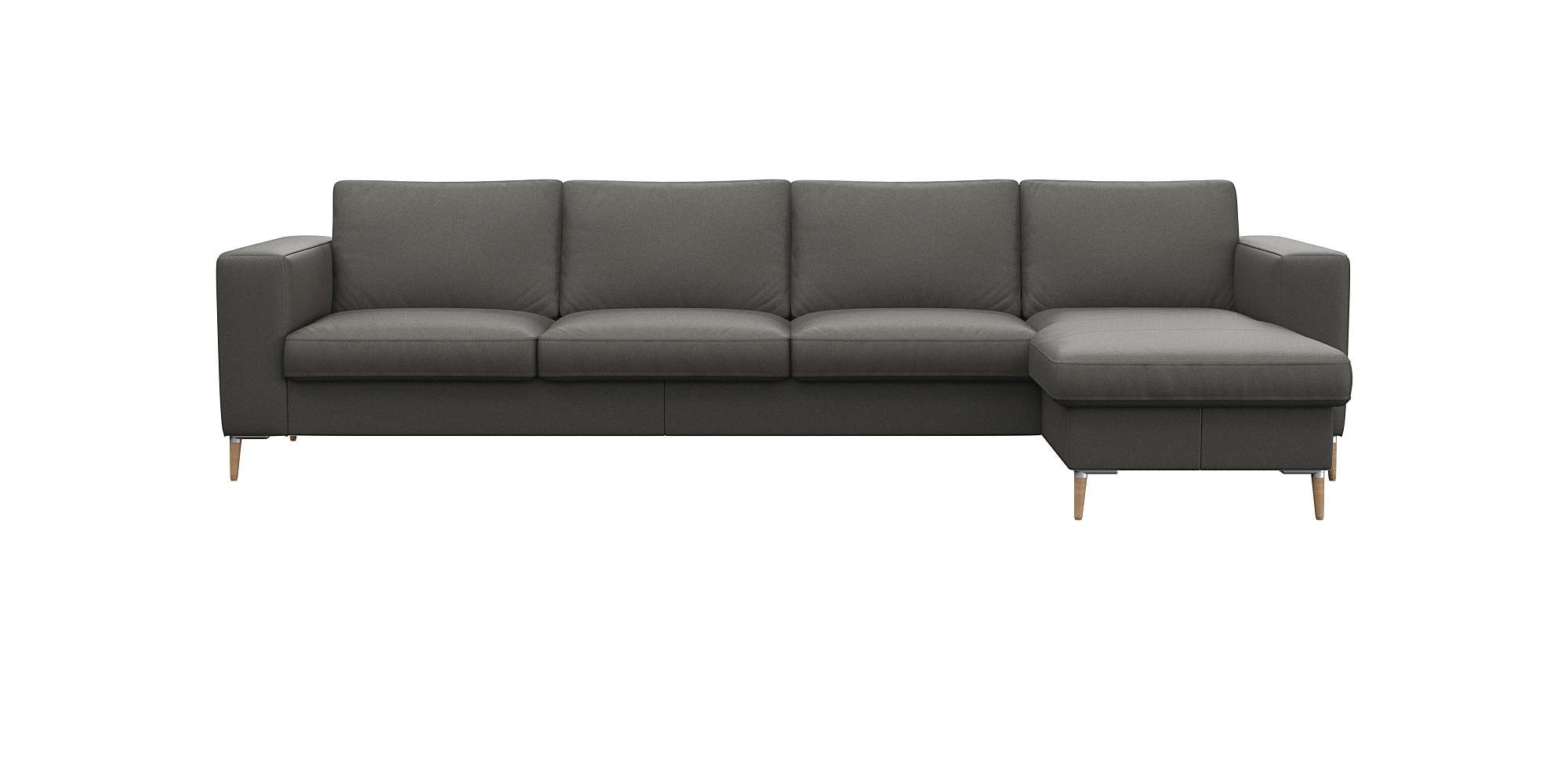 FLEXLUX Ecksofa "Fiore, super Sitzkomfort durch Kaltschaum im Sitz, L-Form" günstig online kaufen