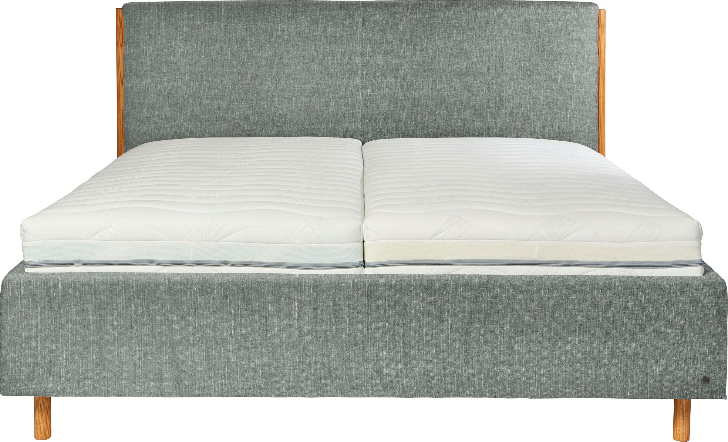 3. Bild von TOM TAILOR HOME Polsterbett »CALIFORNIA BED«, mit seitlichen Holzakzenten am Kopfteil