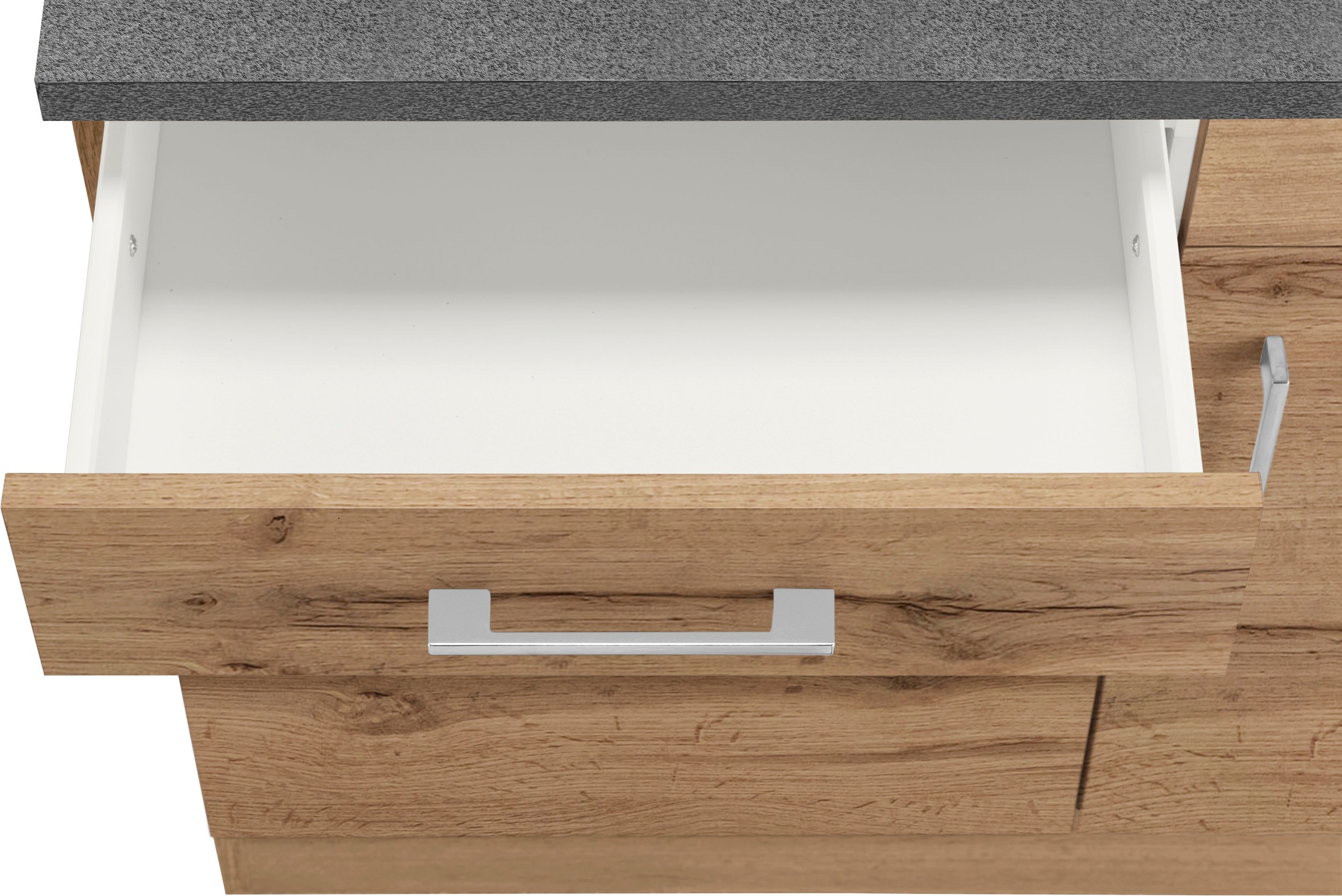 KOCHSTATION Küchenzeile »KS-Colmar«, mit E-Geräten, Breite 240 cm