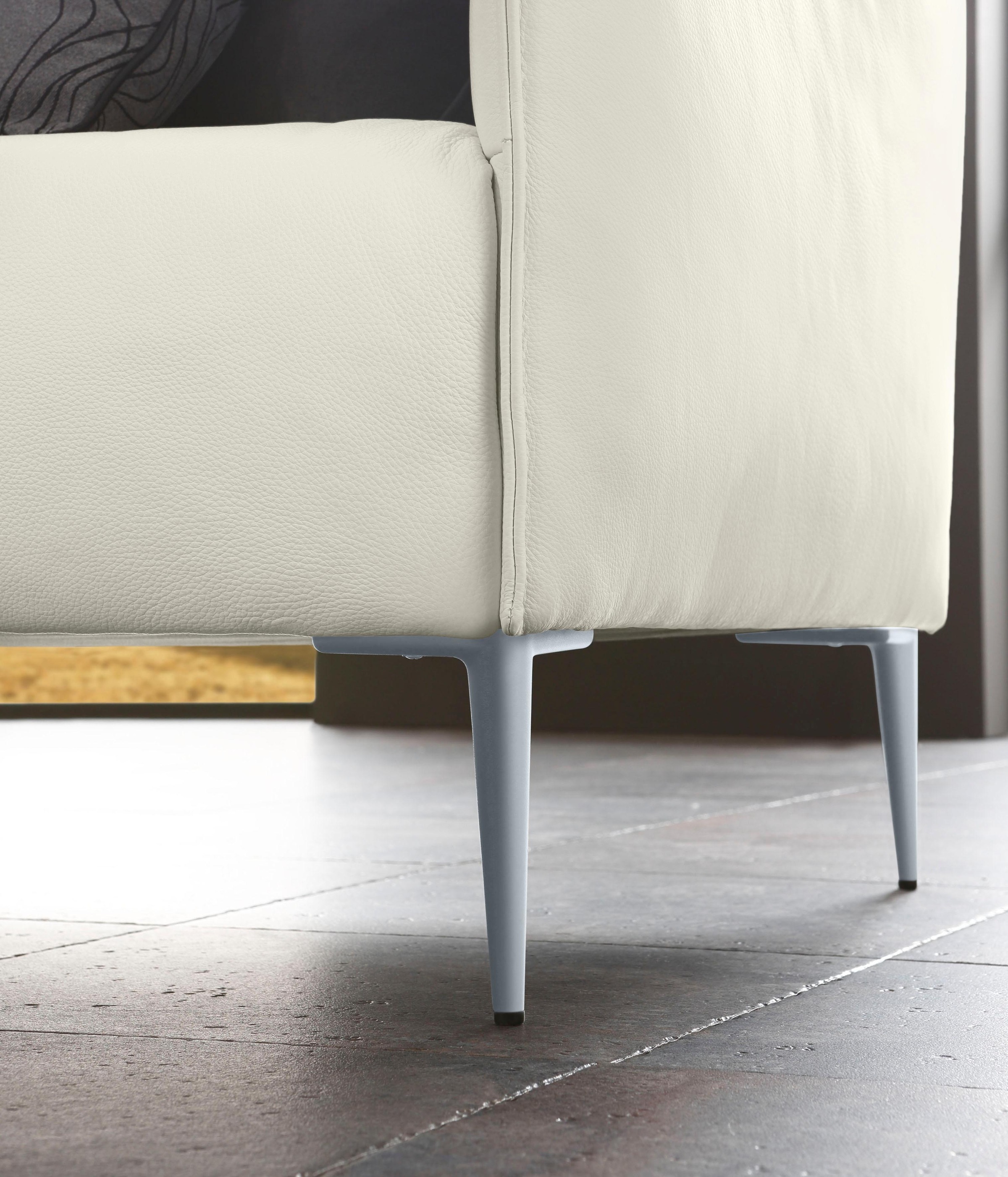 W.SCHILLIG 2-Sitzer »sally«, mit Metallfüßen in Silber matt, Breite 154 cm