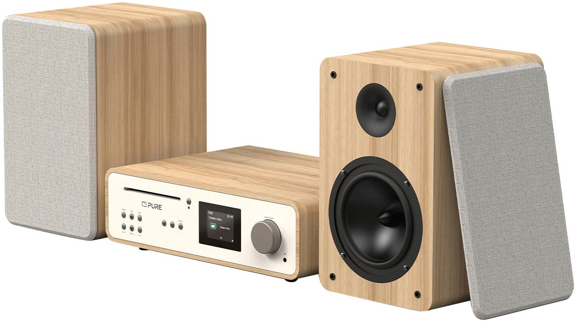 Pure Lautsprechersystem »Classic Stereo« Stereo (Bluetooth App-Steuerung günstig online kaufen