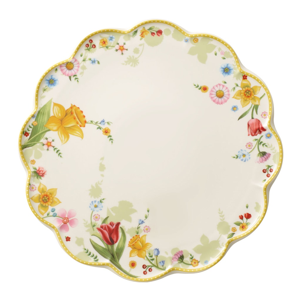 Villeroy & Boch Tortenplatte »Tortenplatte Spring Awakening ø 32,6 cm bunt« günstig online kaufen