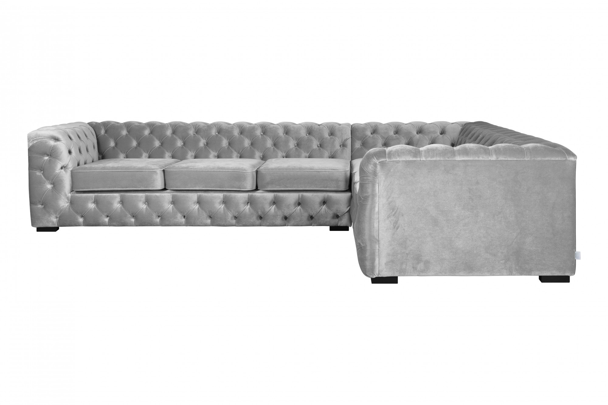 Home affaire Chesterfield-Sofa »KALINA L-Form«, hochwertig Chesterfield-Aus günstig online kaufen