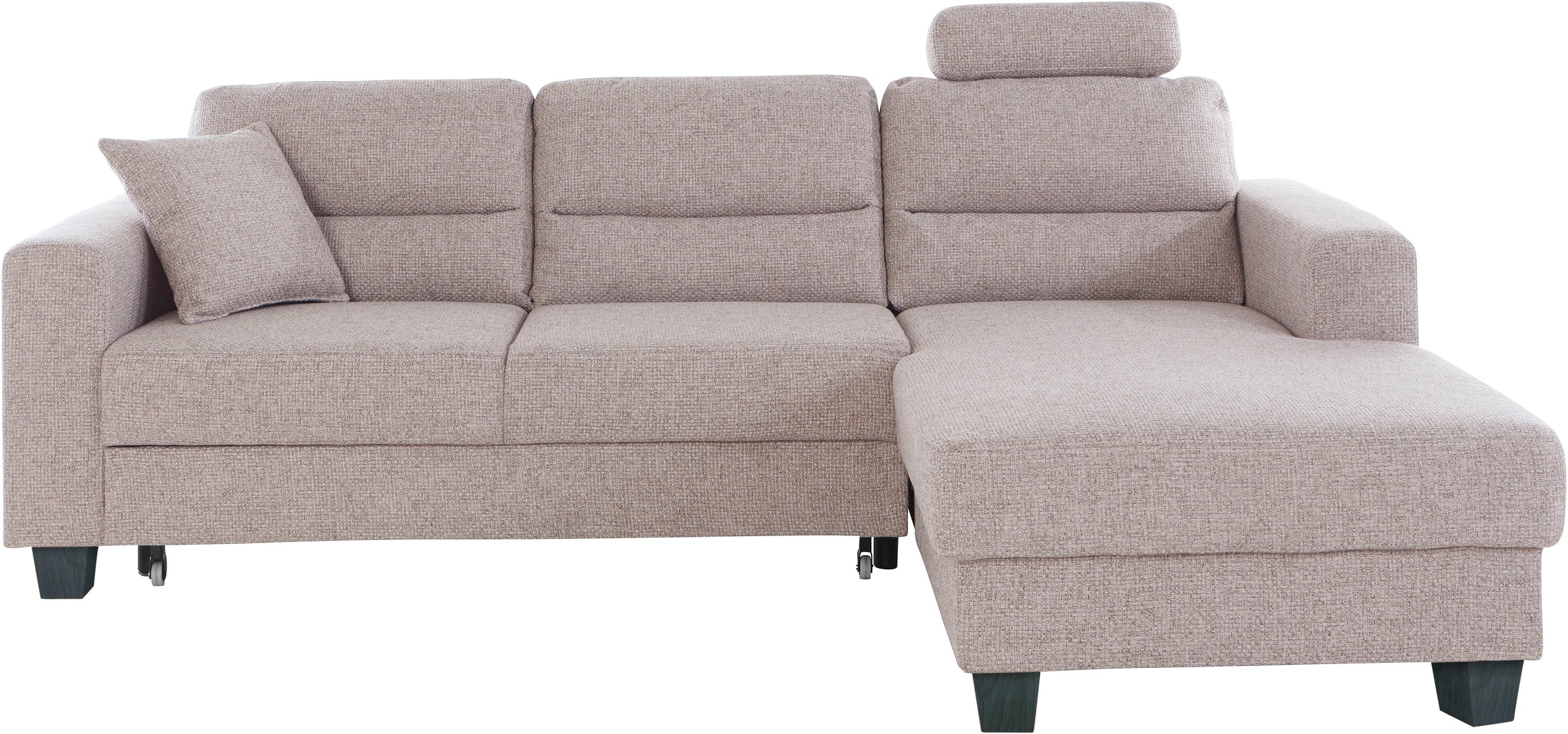 TRENDMANUFAKTUR Ecksofa »Chamber, zeitlos und modern, hoher Sitzkomfort, L- günstig online kaufen