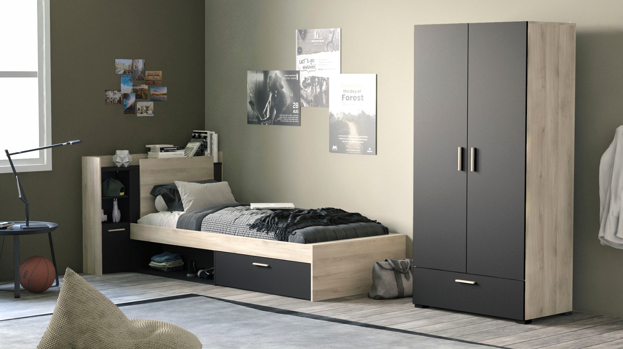 Demeyere GROUP Einzelbett »Life« ideal für kleine Räume, platzsparend, viel günstig online kaufen