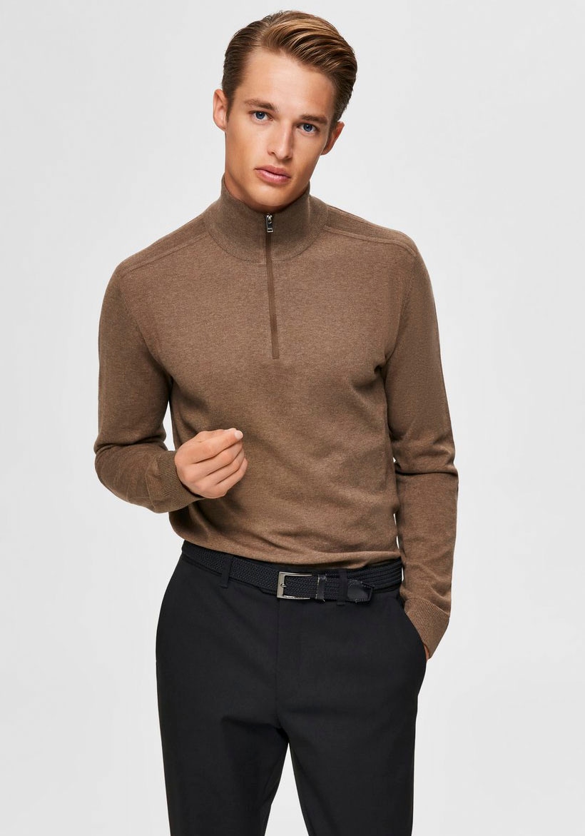 SELECTED HOMME Strickpullover CARDIGAN NOOS« kaufen ZIP HALF »SLHBERG