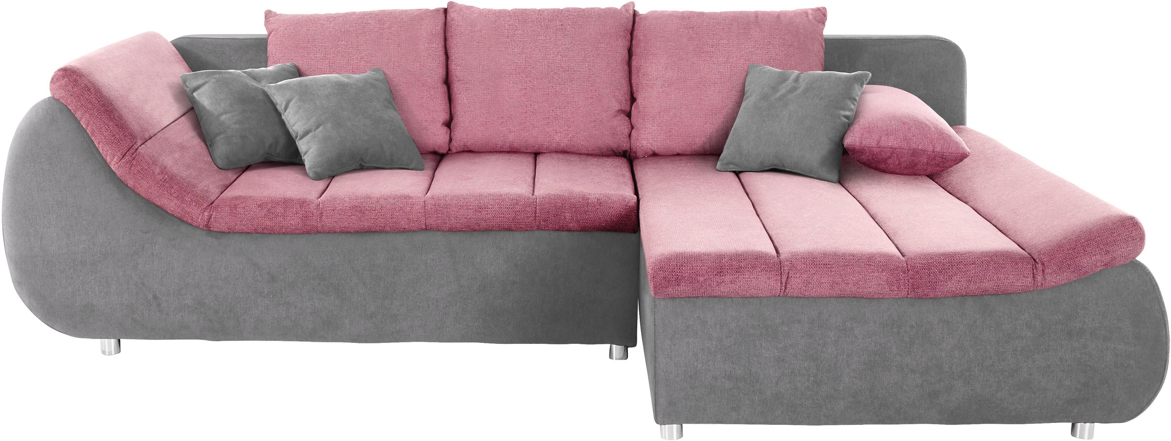 Home affaire Ecksofa »Imola, elegant und modern, aktuelle Steppung im Sitz, günstig online kaufen