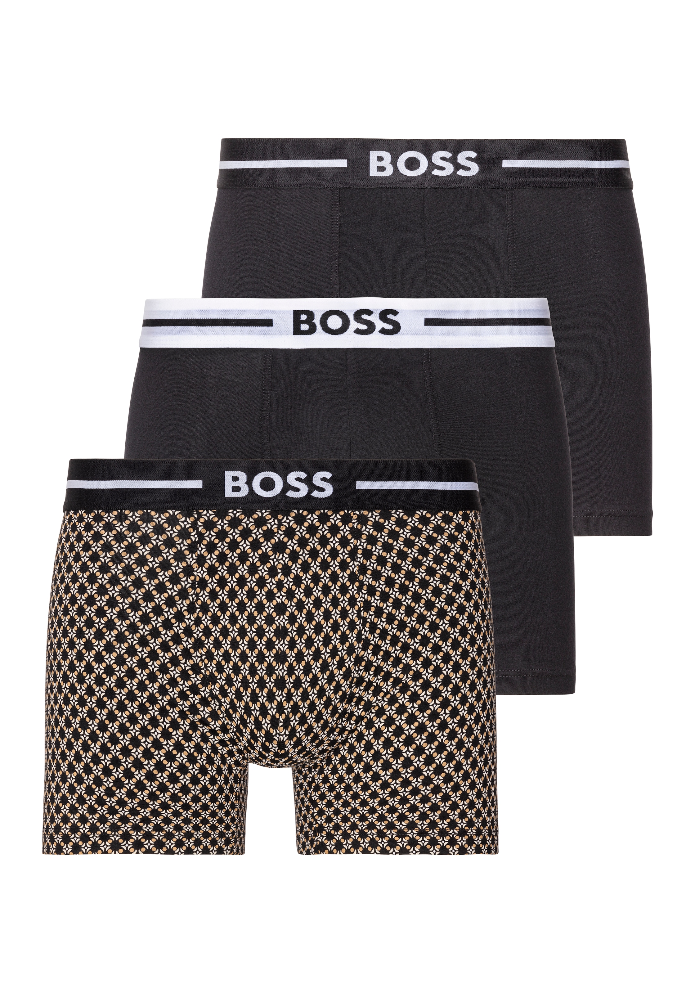 BOSS Boxer »BoxerBr 3P Bol«, (Packung, 3 St.), mit BOSS Schriftzug
