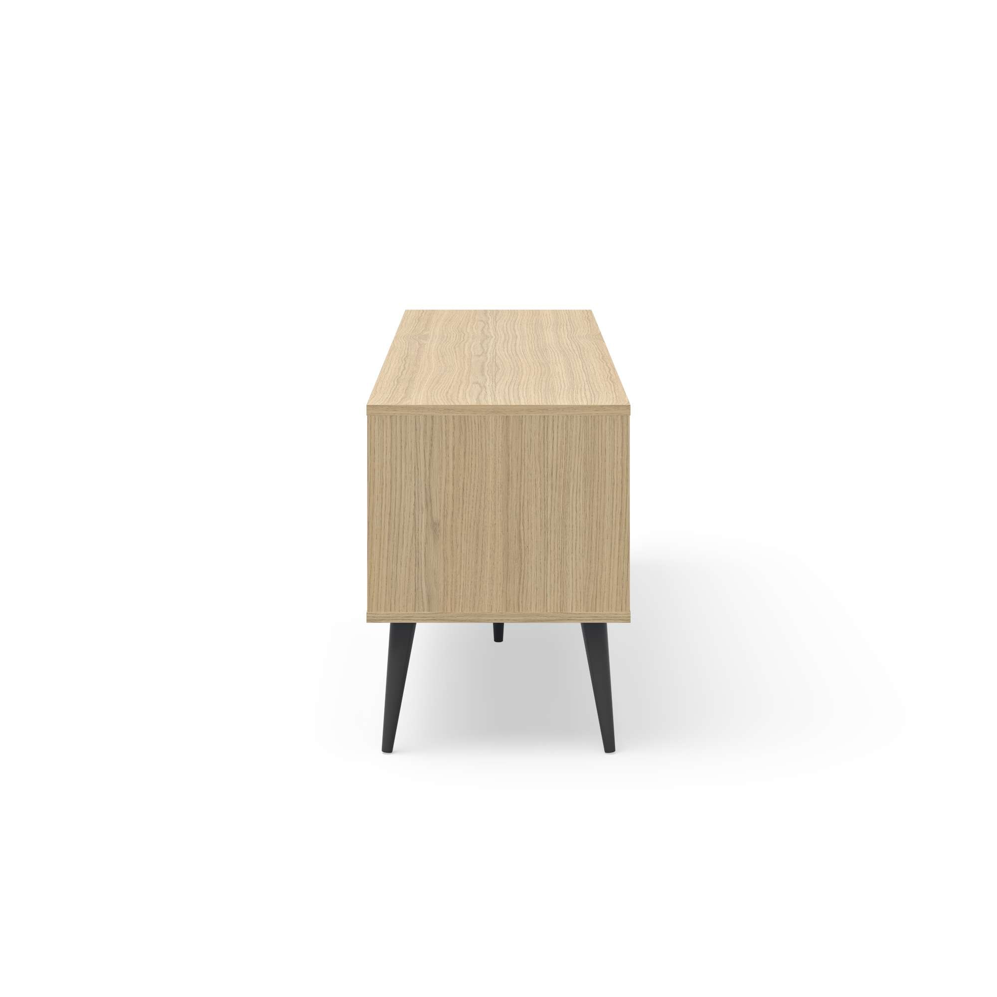 TemaHome TV-Bank »Lake Tv-Tisch, Lowboard, Fernsehtisch, TV-Schrank,«, mit 2 Schubladen, Holzfüsse, B: 150 cm