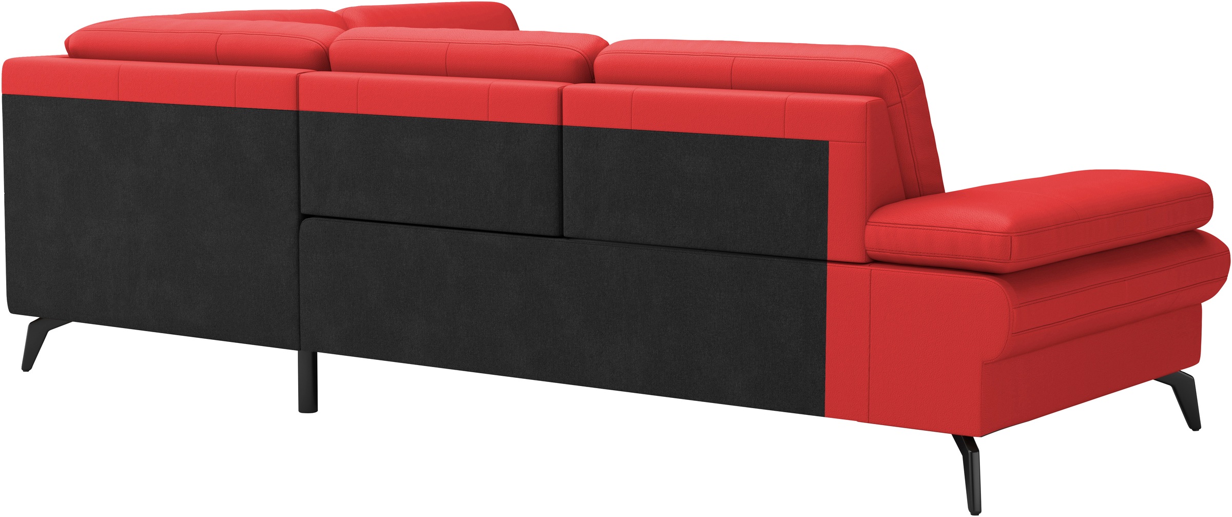 sit&more Ecksofa »Morris L-Form, inkl. Sitztiefenverstellung«, wahlweise mit Armteilverstellung, Bettfunktion & Bettkasten