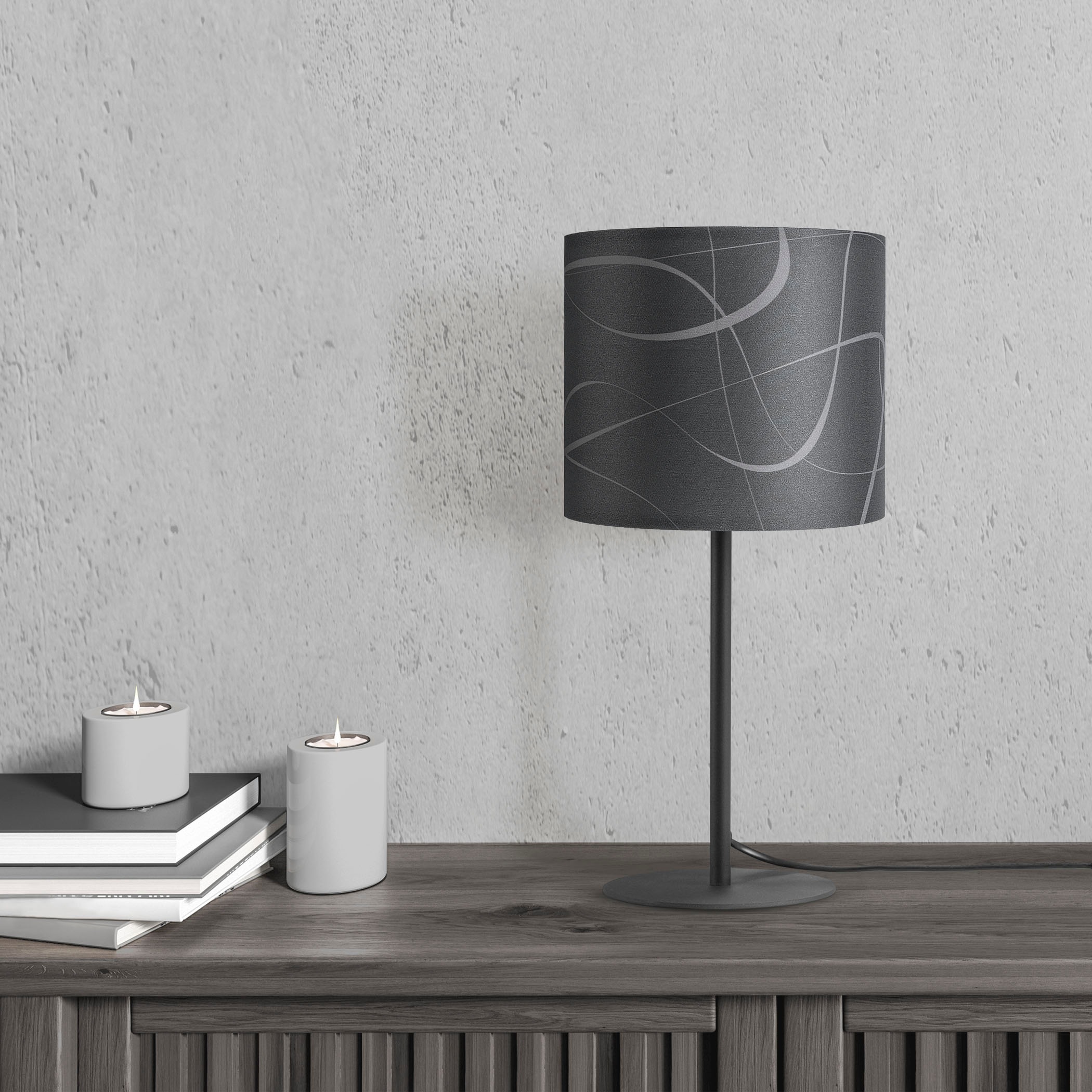 Paco Home Tischleuchte »Luca Tribal«, Leuchtmittel E14   ohne Leuchtmittel, günstig online kaufen