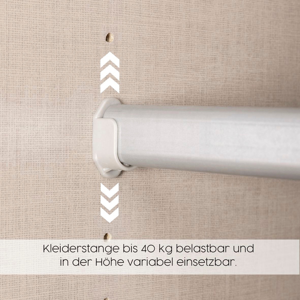 rauch Kleiderschrank »Schrank Drehtürenschrank Ankleide Garderobe Schlafzimmer MOSBACH« Breiten: 181/226/271 cm, Höhe 210 cm,  mit Spiegel und farblich abgesetzten Schubladen MADE IN GERMANY