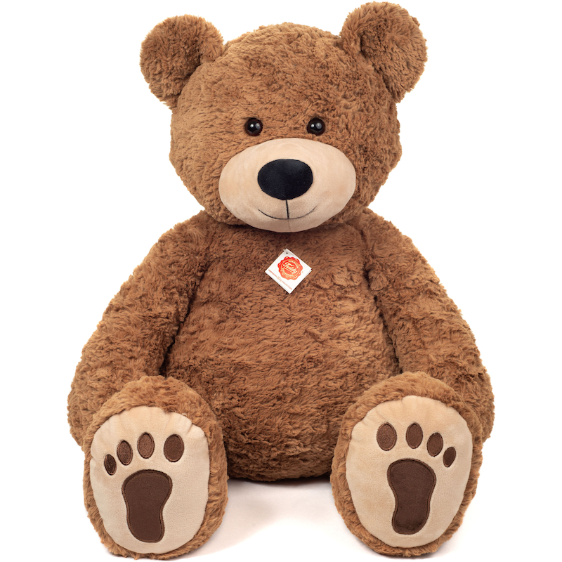 TEDDY HERMANN Kuscheltier »Teddy sitzend, braun, 75 cm« mit aufgestickten Tatzen braun