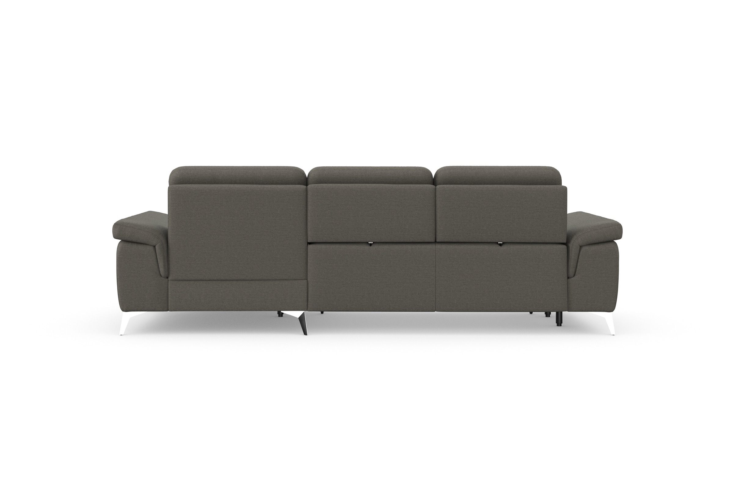 sit&more Ecksofa »Padua L-Form«, inklusive Sitztiefenverstellung, Armteilfunktion und Federkern