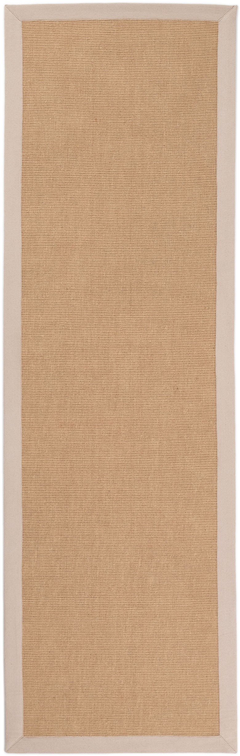 carpetfine Läufer »Sisal«, rechteckig, 5 mm Höhe, mit farbiger Bordüre, Anti Rutsch Rückseite