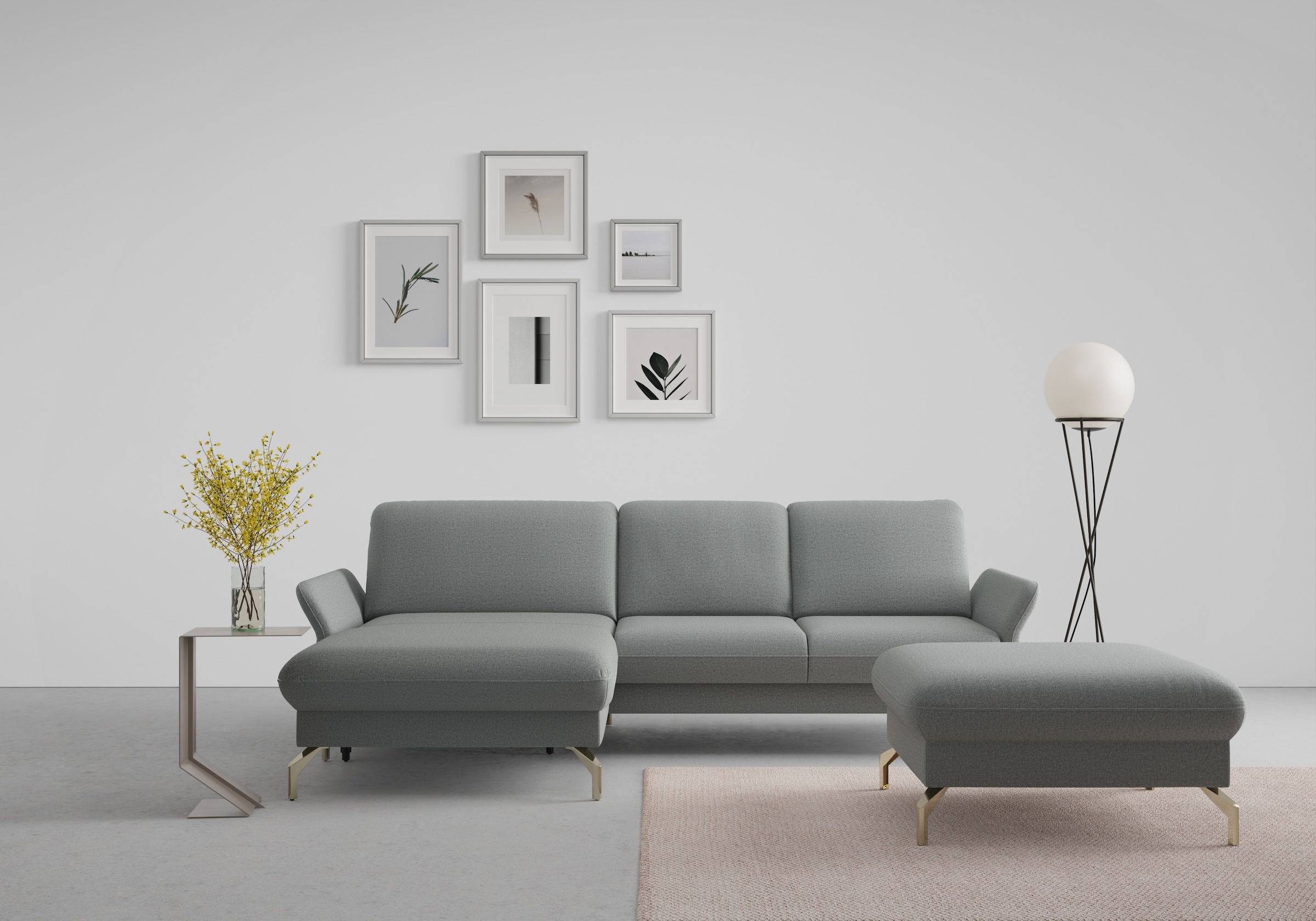 sit&more Ecksofa »Fashion L-Form«, wahlweise mit Kopfteilverstellung, Vorzi günstig online kaufen