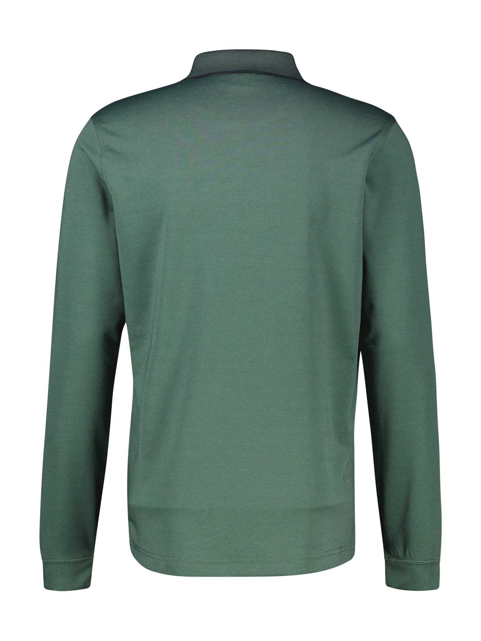 LERROS Langarm-Poloshirt mit Logo-Stickerei