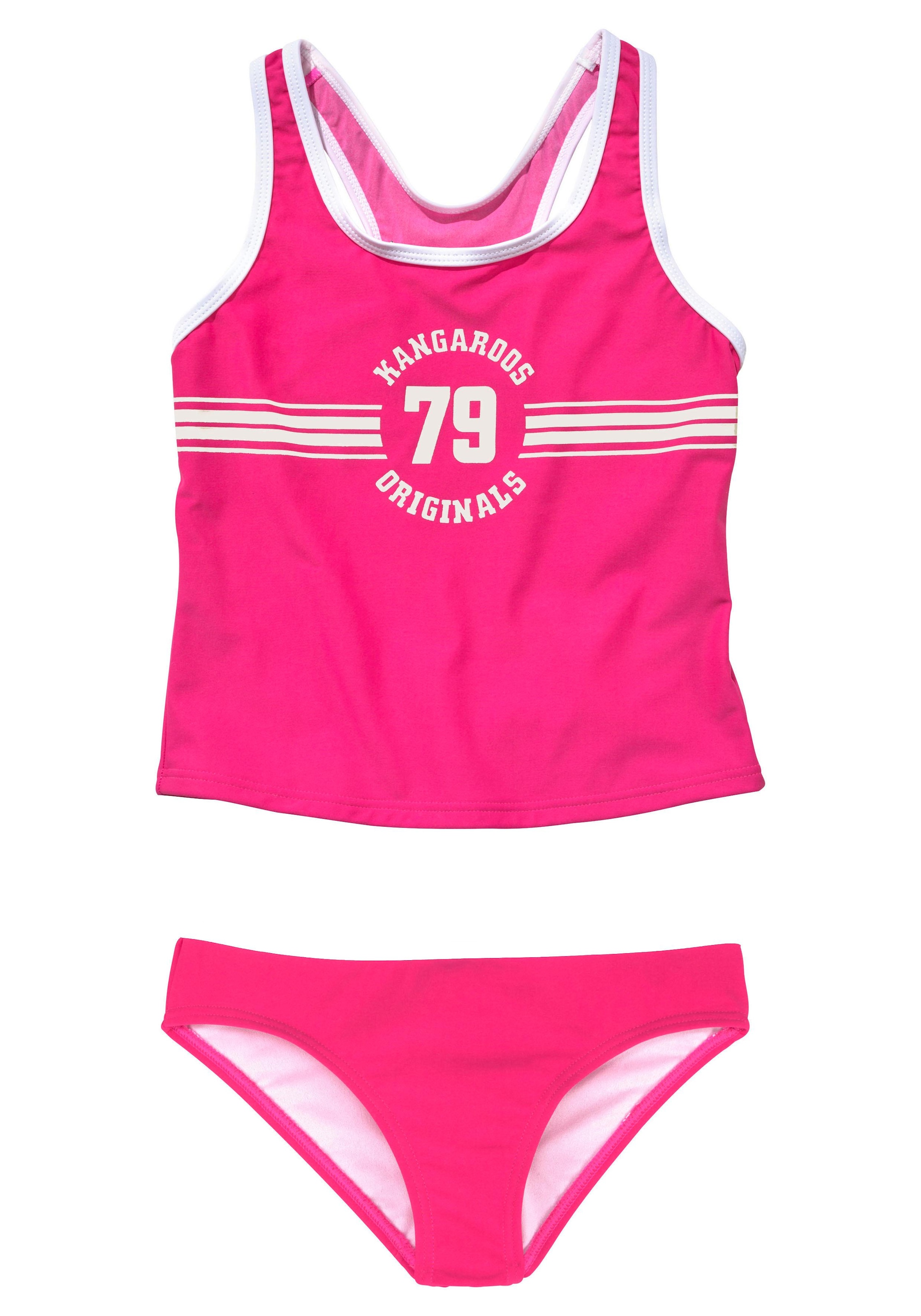 KangaROOS Tankini »Sporty«, mit sportlichem Frontdruck