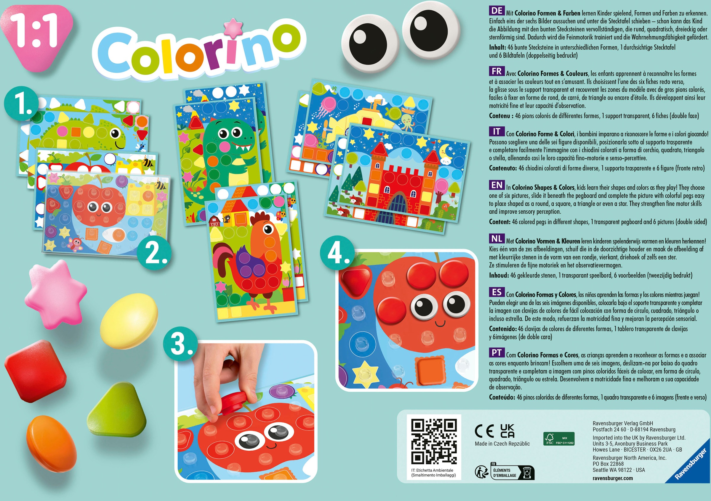 Ravensburger Spiel »Formen-Colorino«, Made in Europe