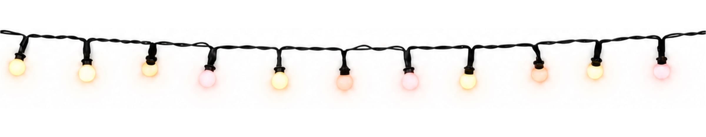 OTTO home LED-Lichterkette »Outdoor/Indoor, Kugel Avvina, bunt, 3/6/12/18 u. 24 m Länge, 11 Modi« warmweiß pastellfarbig, Timer, Lichteffekte, Garten, Terrasse, Party