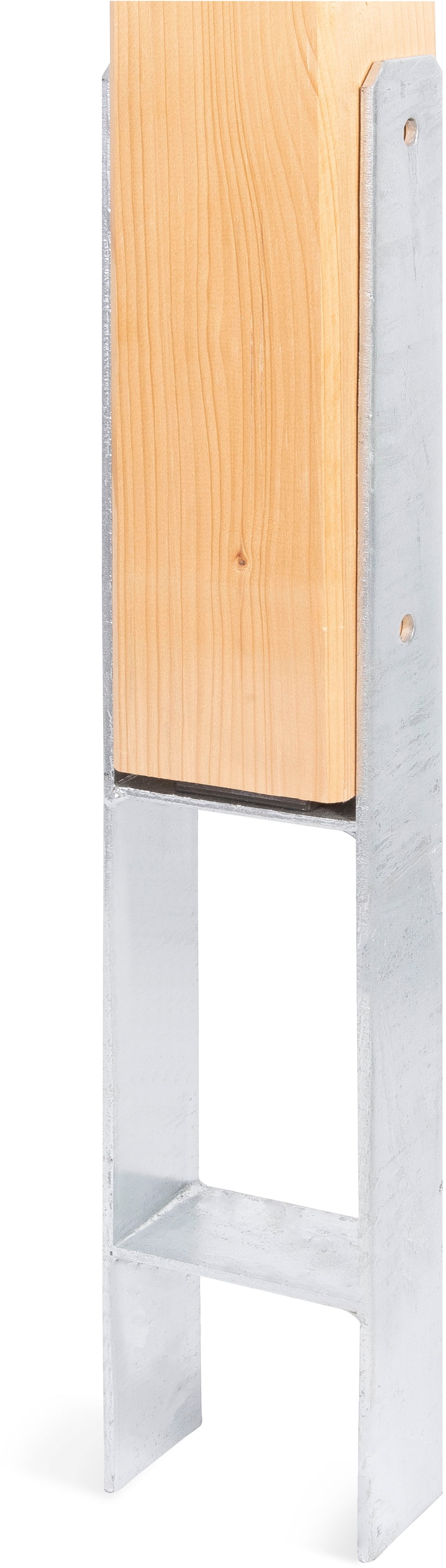 Alberts H-Pfostenanker, Materialstärke 5 mm, lichte Breite 91 mm, Höhe 600 mm