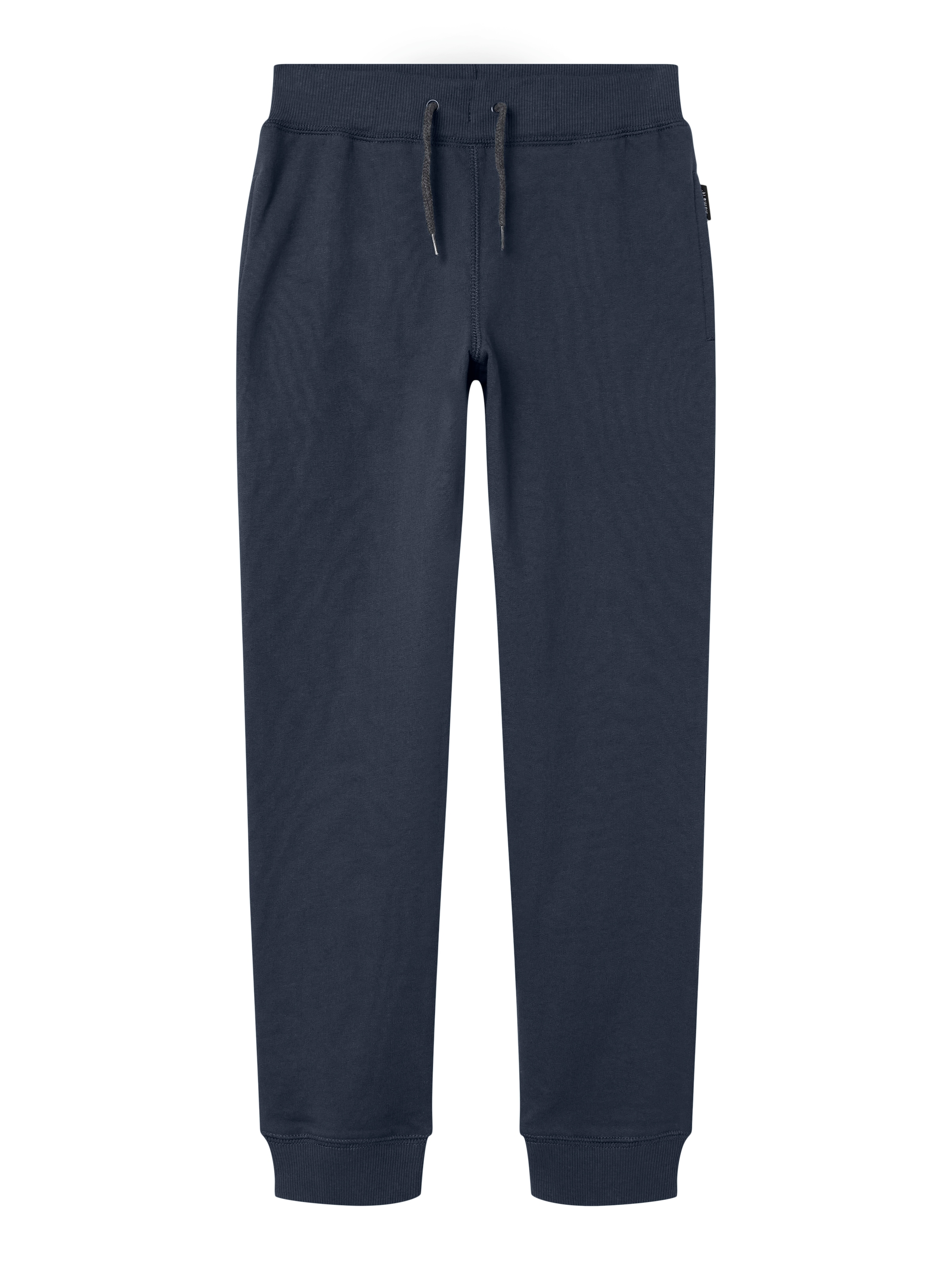 Name It Trainingshose »NKMSWEAT für Jungen mit verstellbarem Bund und Kordelzug«, unifarben, casual, regular fit, Baumwollmix, Rundhals