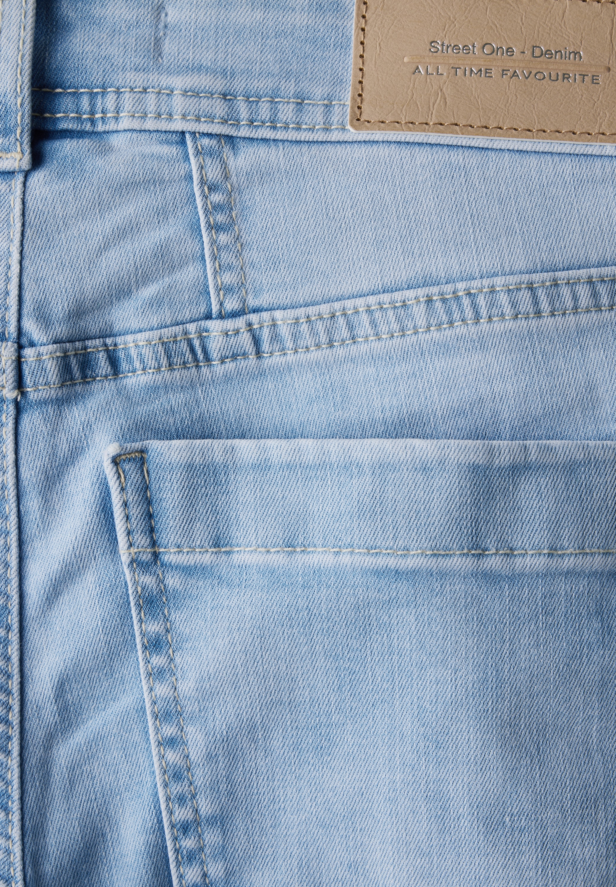 STREET ONE Slim-fit-Jeans »Style YORK«, im Five-Pocket Style